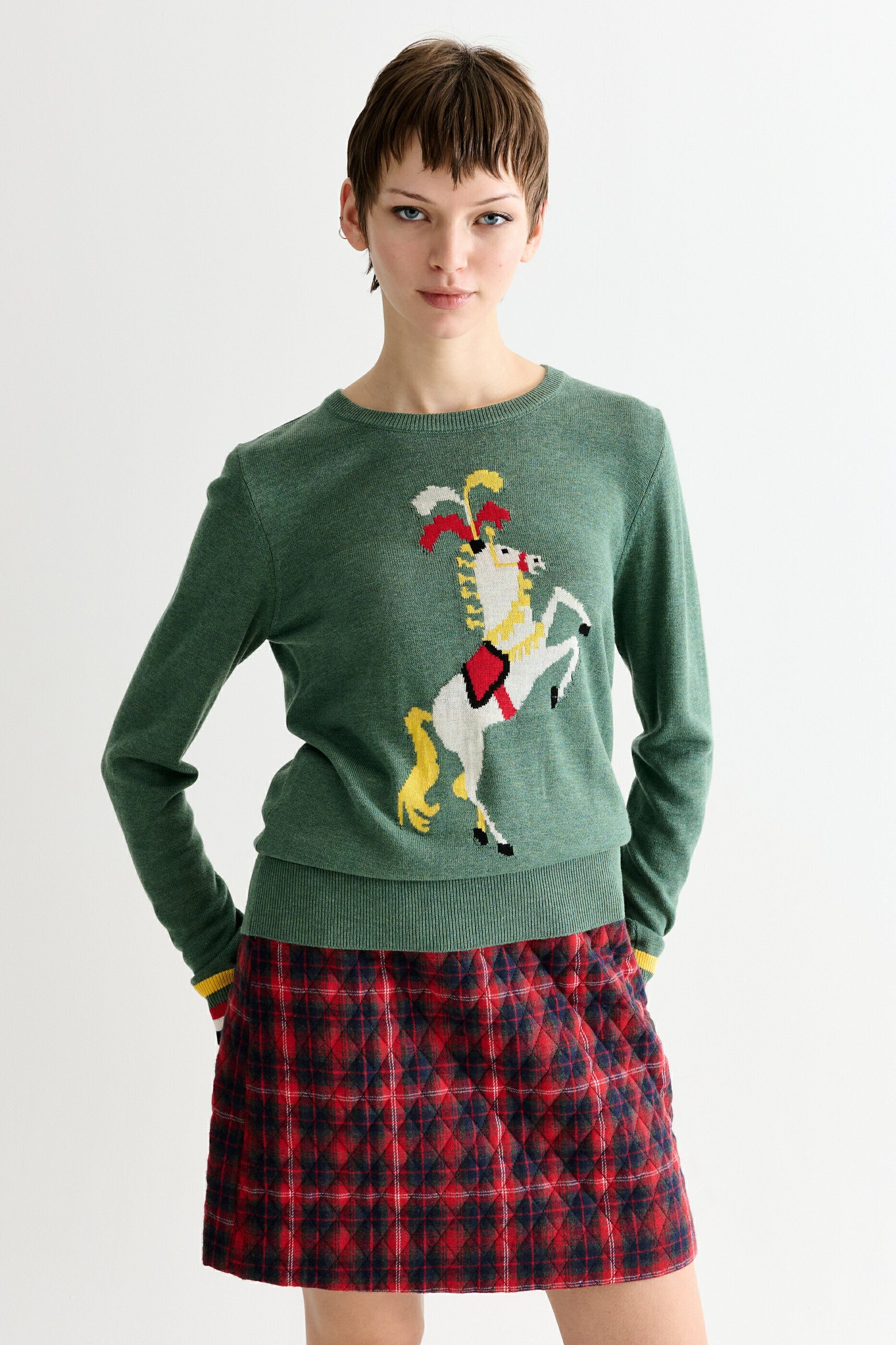 Bly Circus Pony Intarsia Jumper