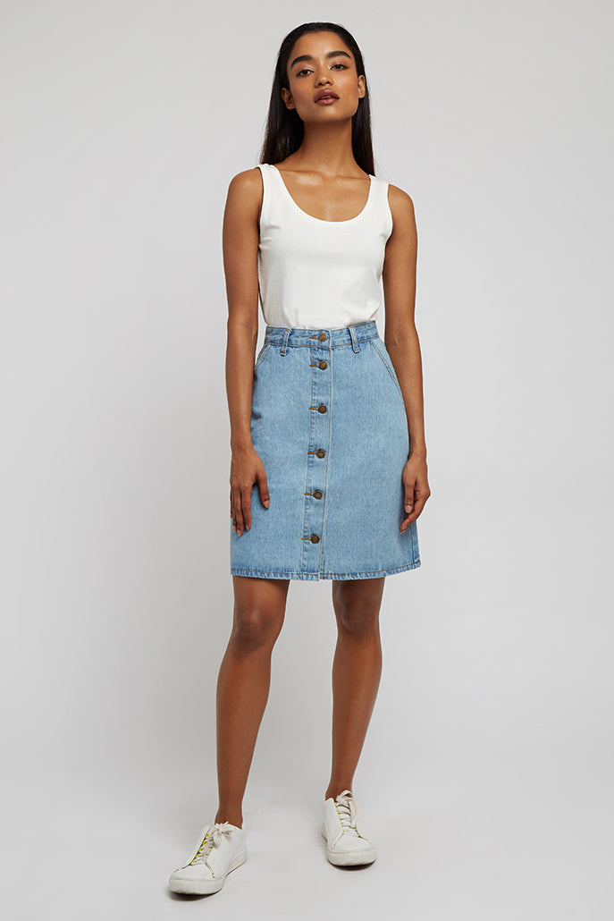 Bryony Denim Mini Skirt