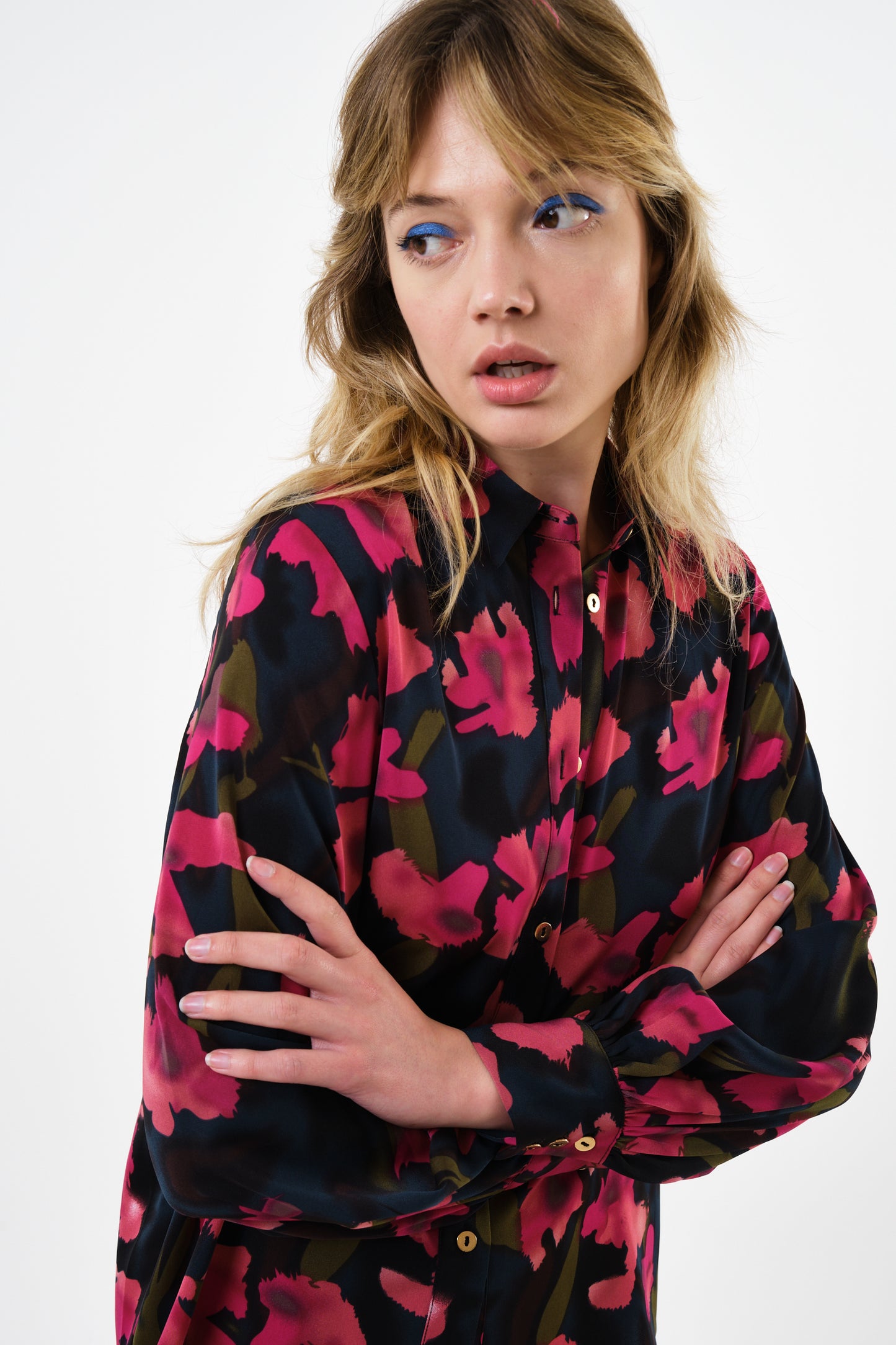 Byron Watermark Floral Print Shirt