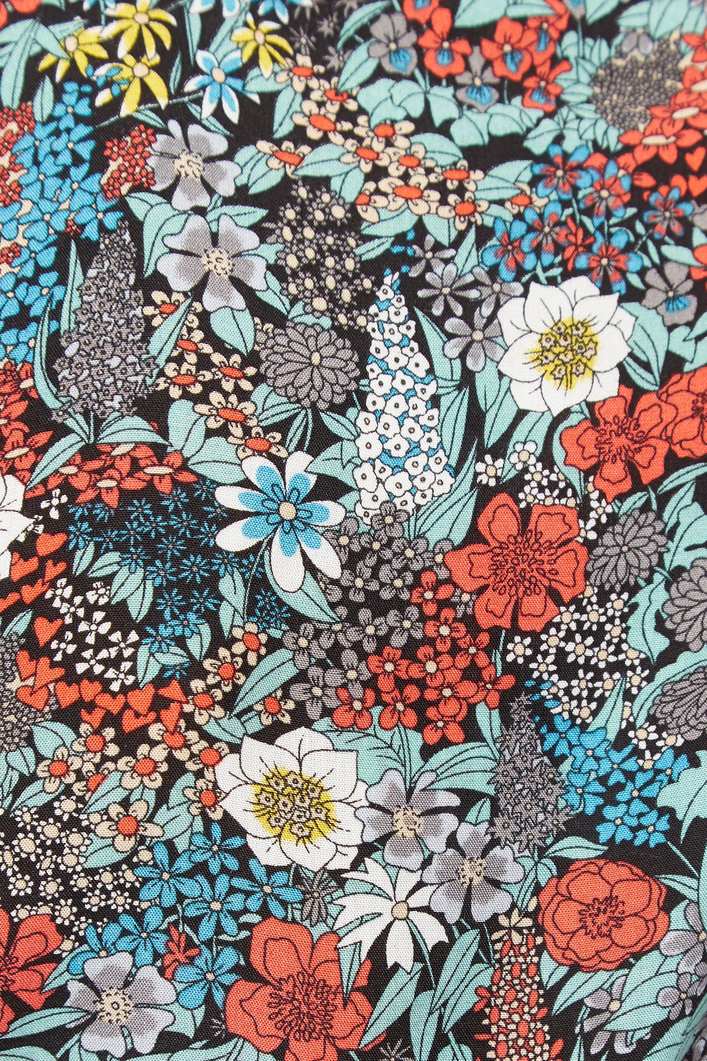 Louche Sakani Floret Print Mini Short Sleeve Dress