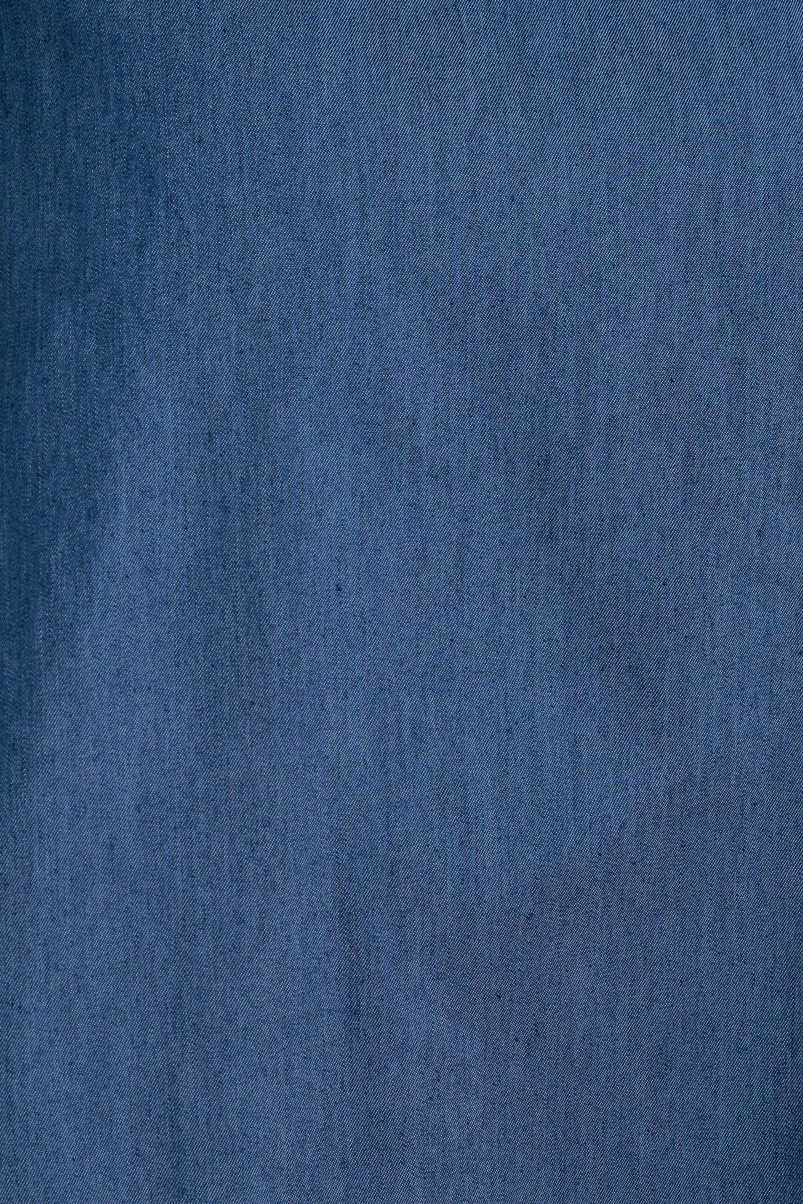 Melly Chambray Throw On Mini Dress - Styled