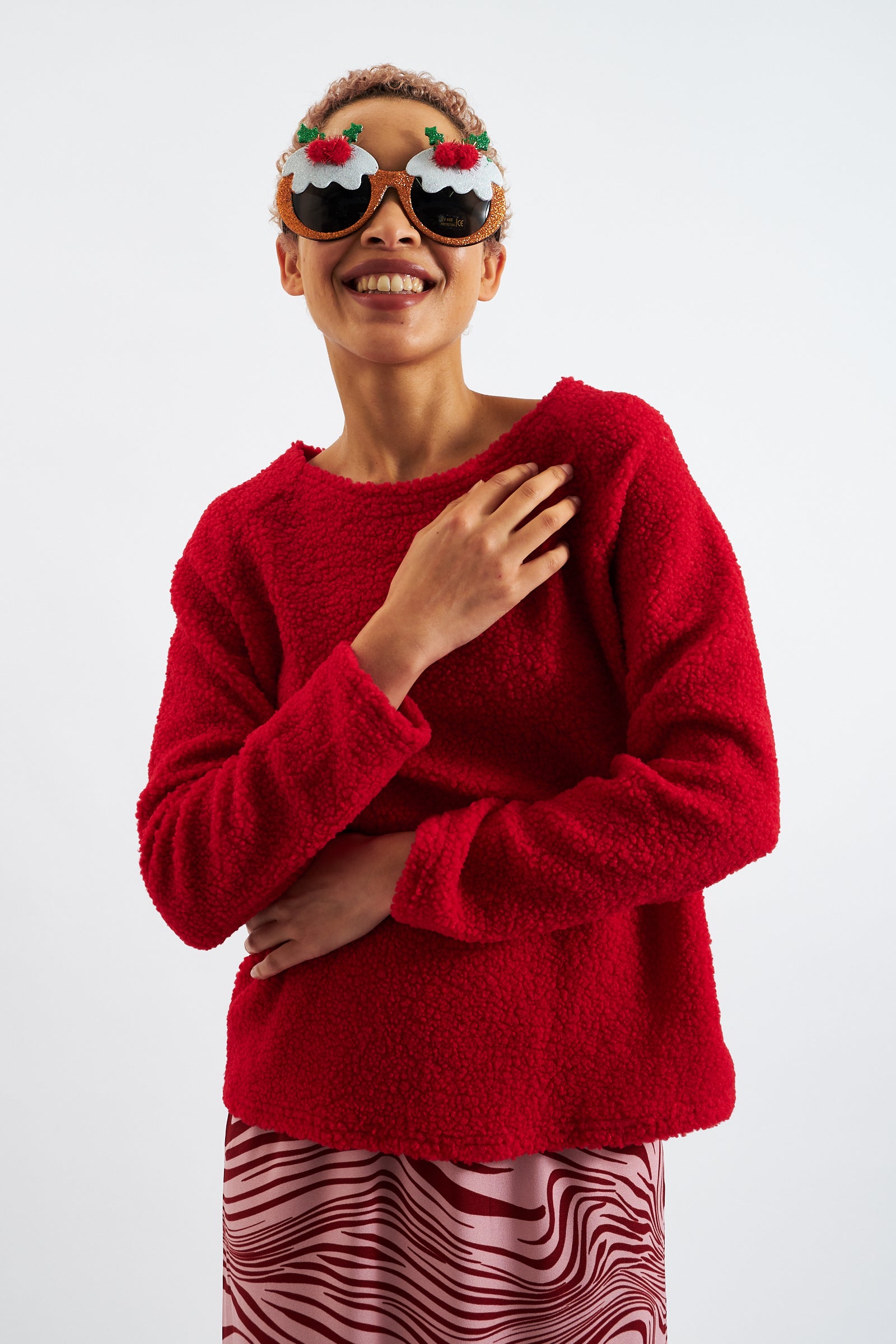 Christmas Pudding Glasses - Detail 2