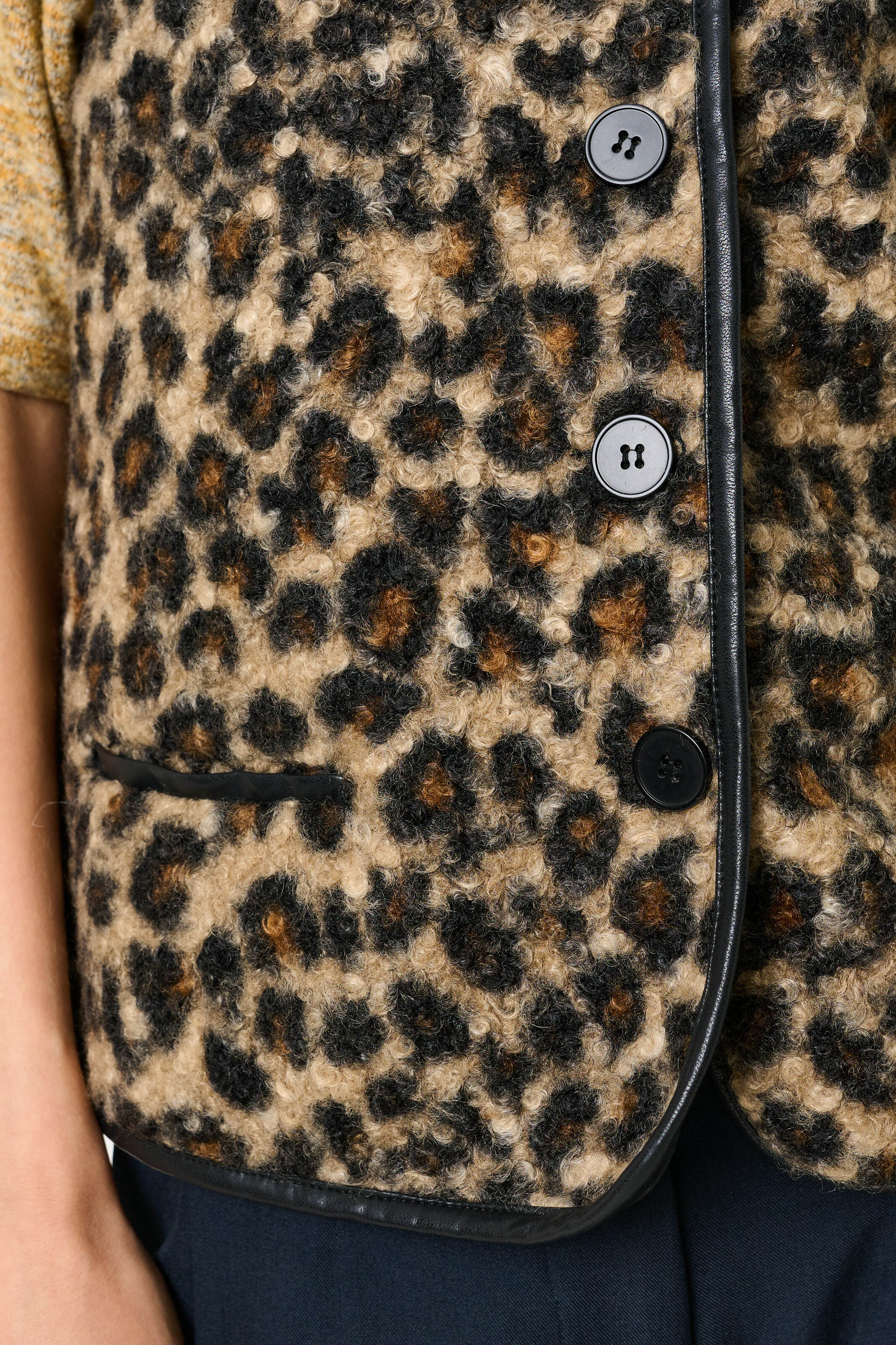 Chris Animal Gilet - Taupe