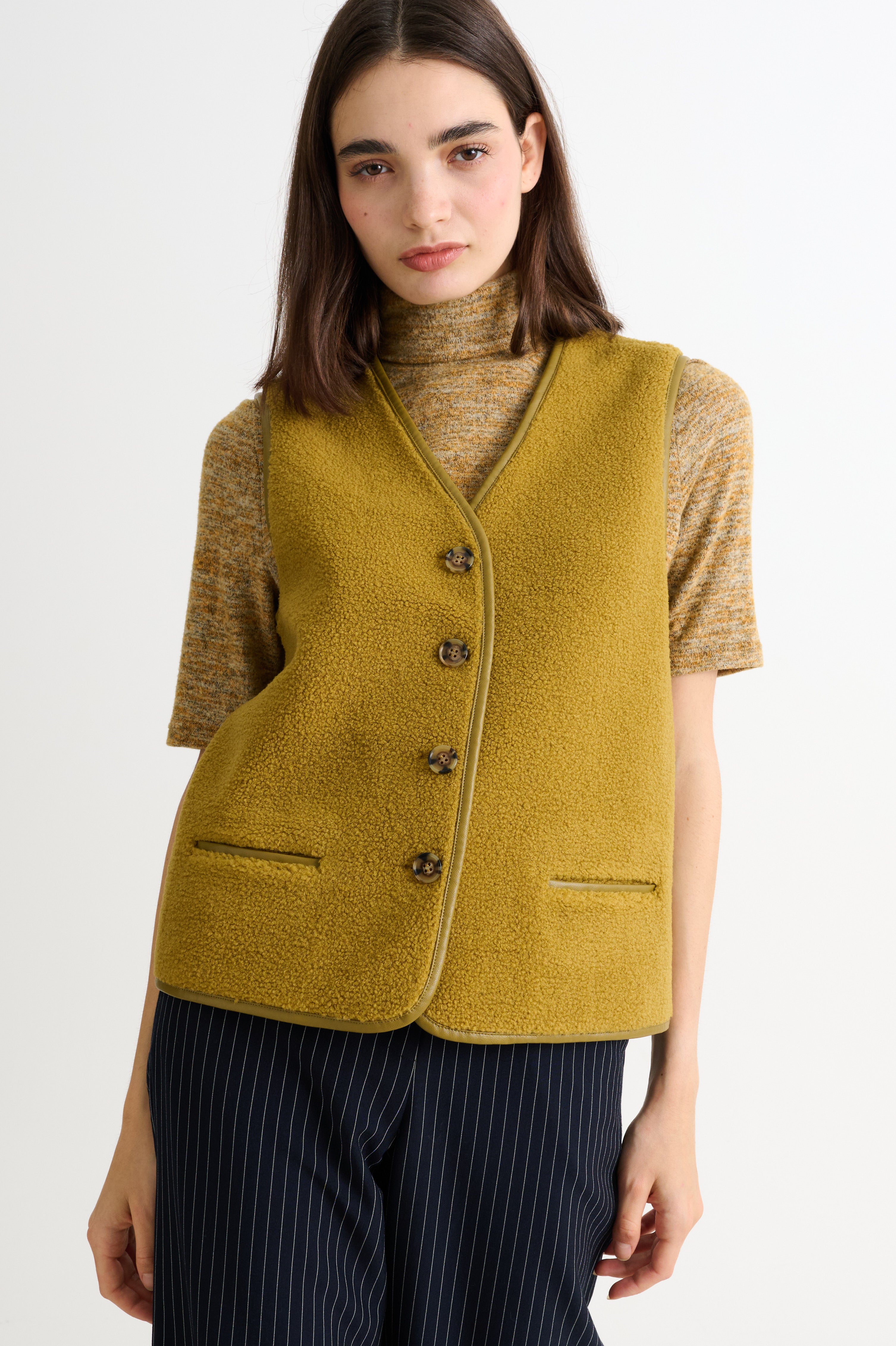 Chris Borg Waistcoat – Mustard