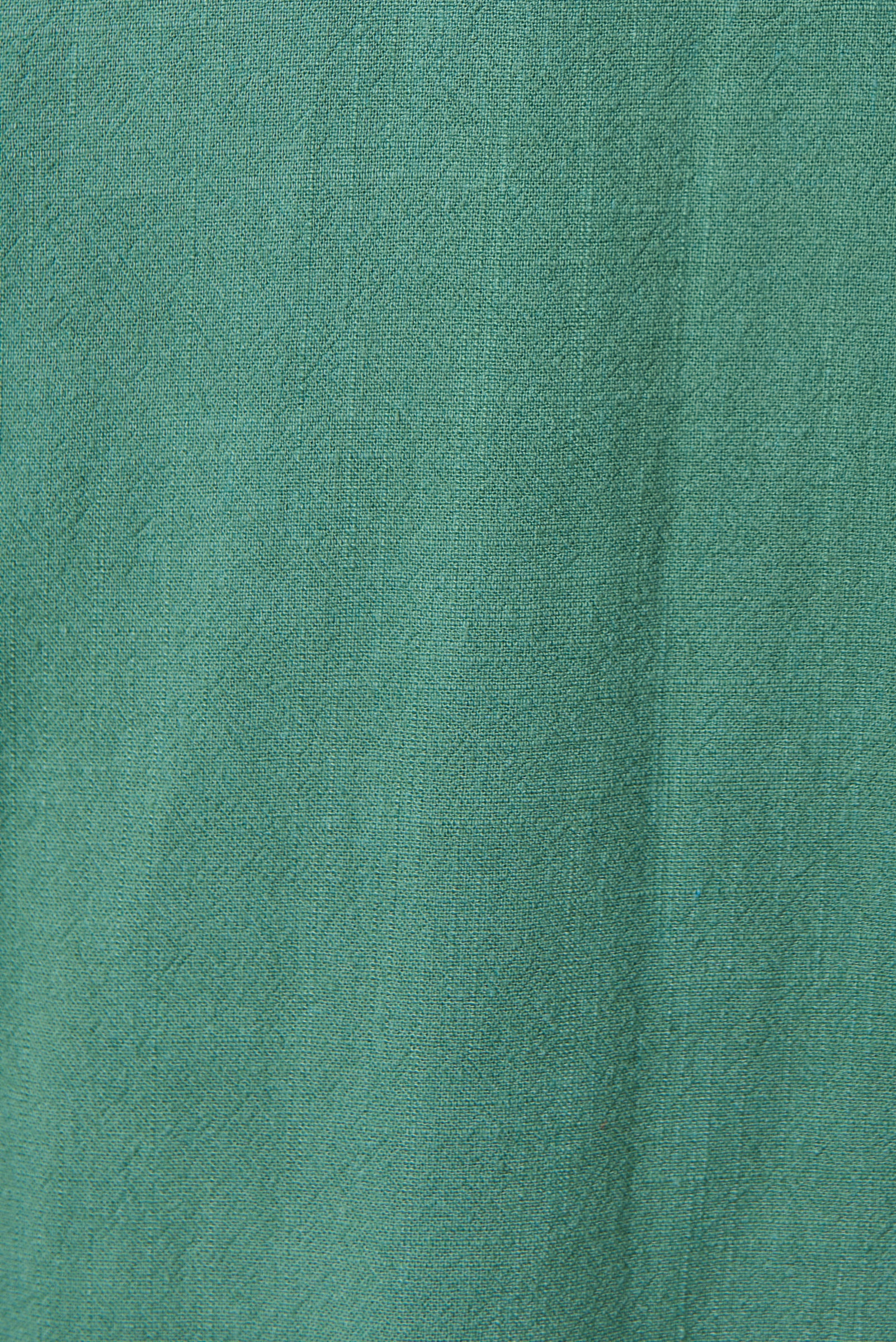 Justin Linen Mix Short Sleeve Jumpsuit - Green