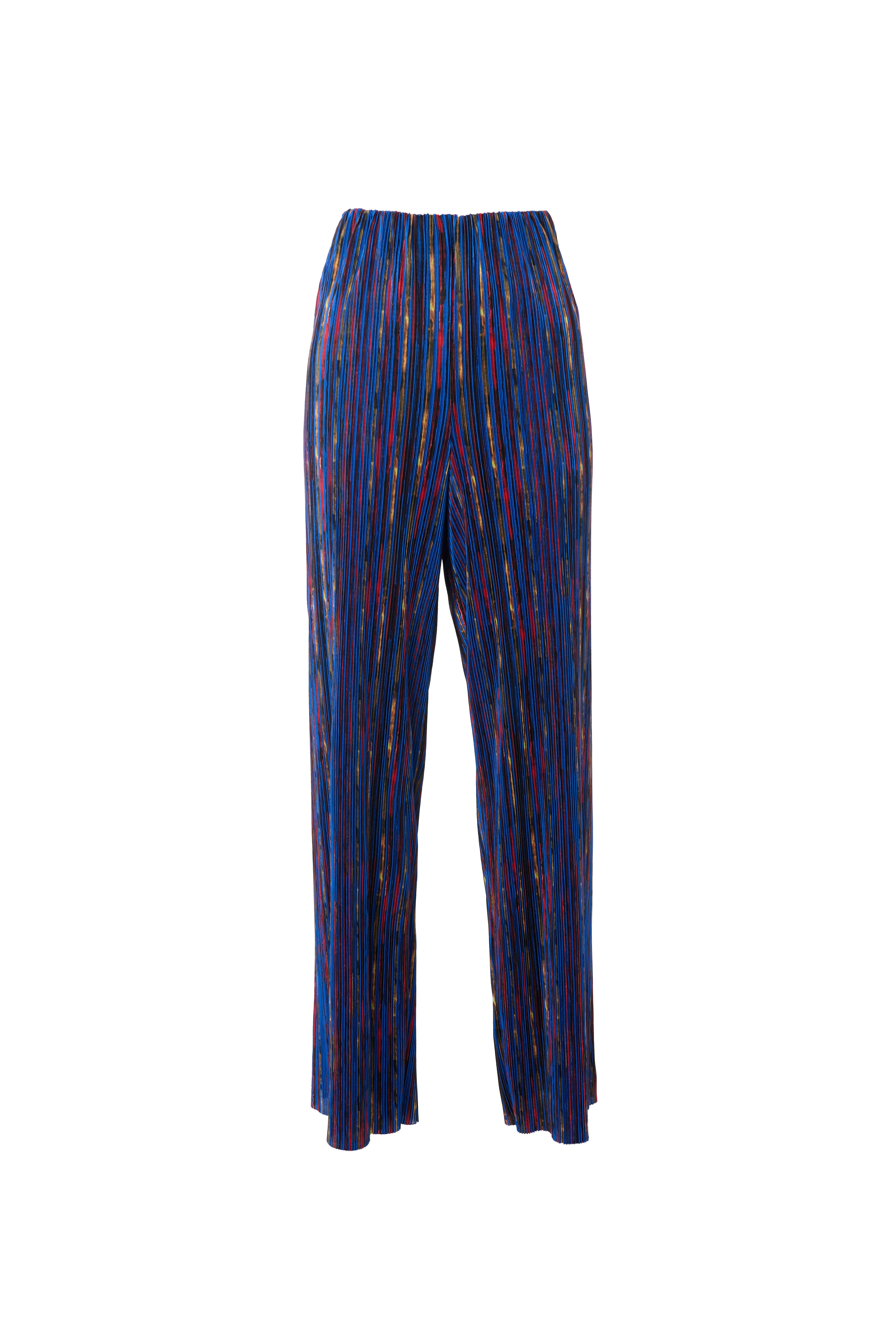 Clothide Abstract Print Pleat Trousers