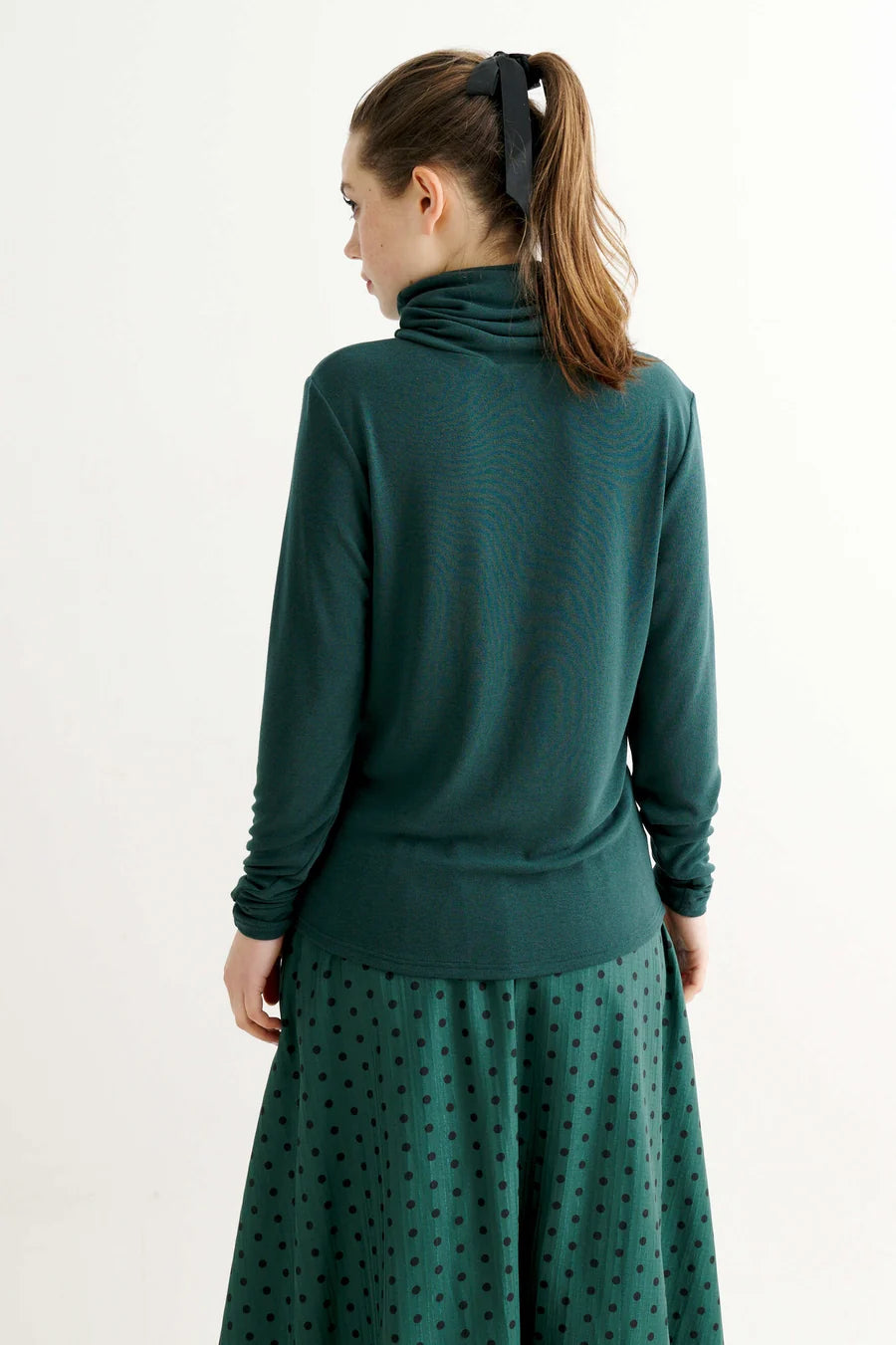 Cameron jersey top - Forest Green