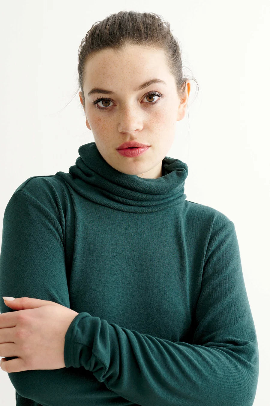 Cameron jersey top - Forest Green
