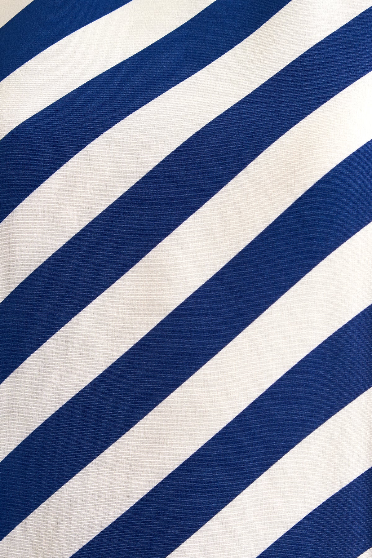 Geri Diagonal Lines Print Halter Midi Dress - Blue - Styled