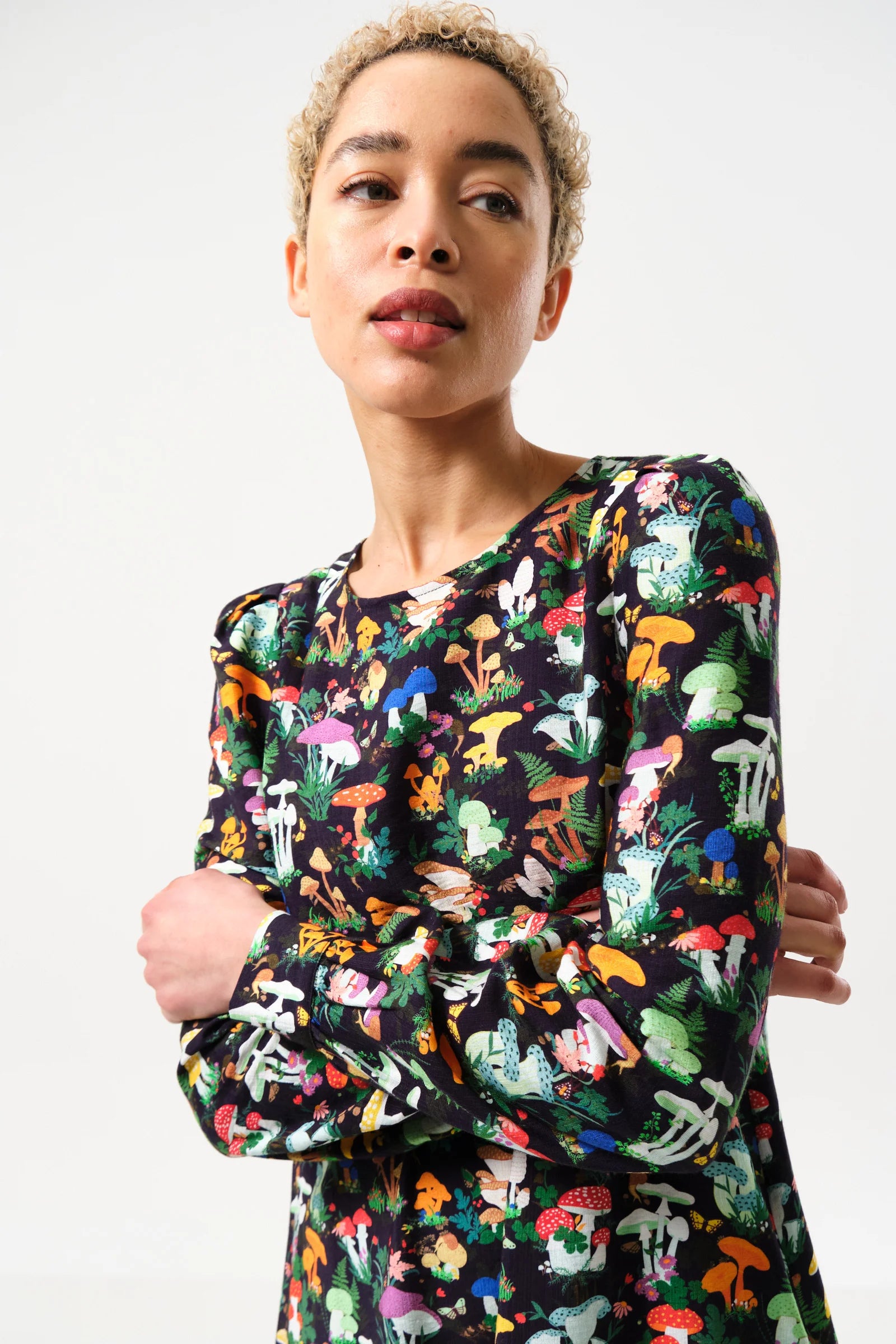 Didee Toadstool Tales Print Mini Dress - Detail 3