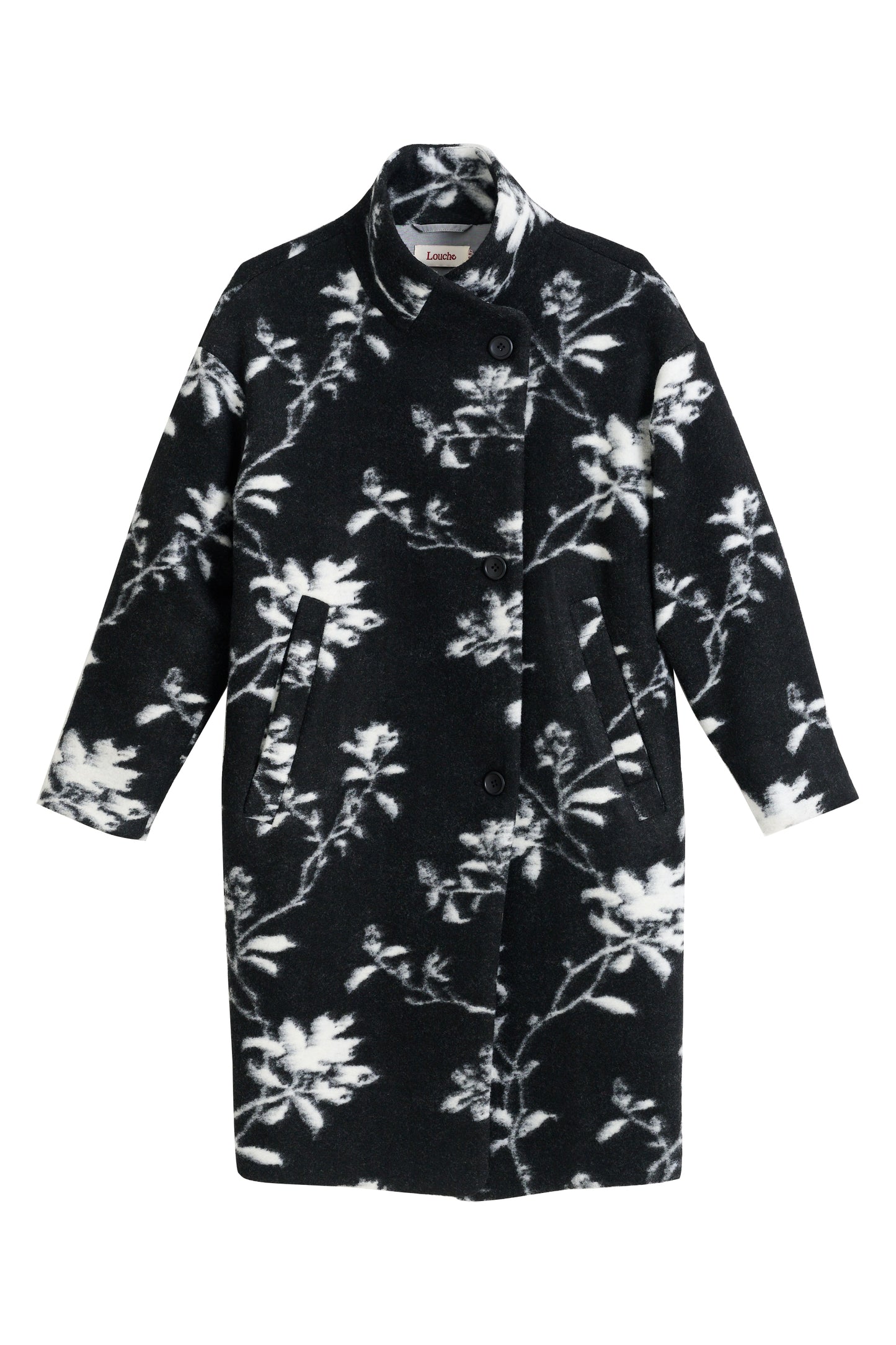 Donalda Power Bloom Funnel Neck Coat