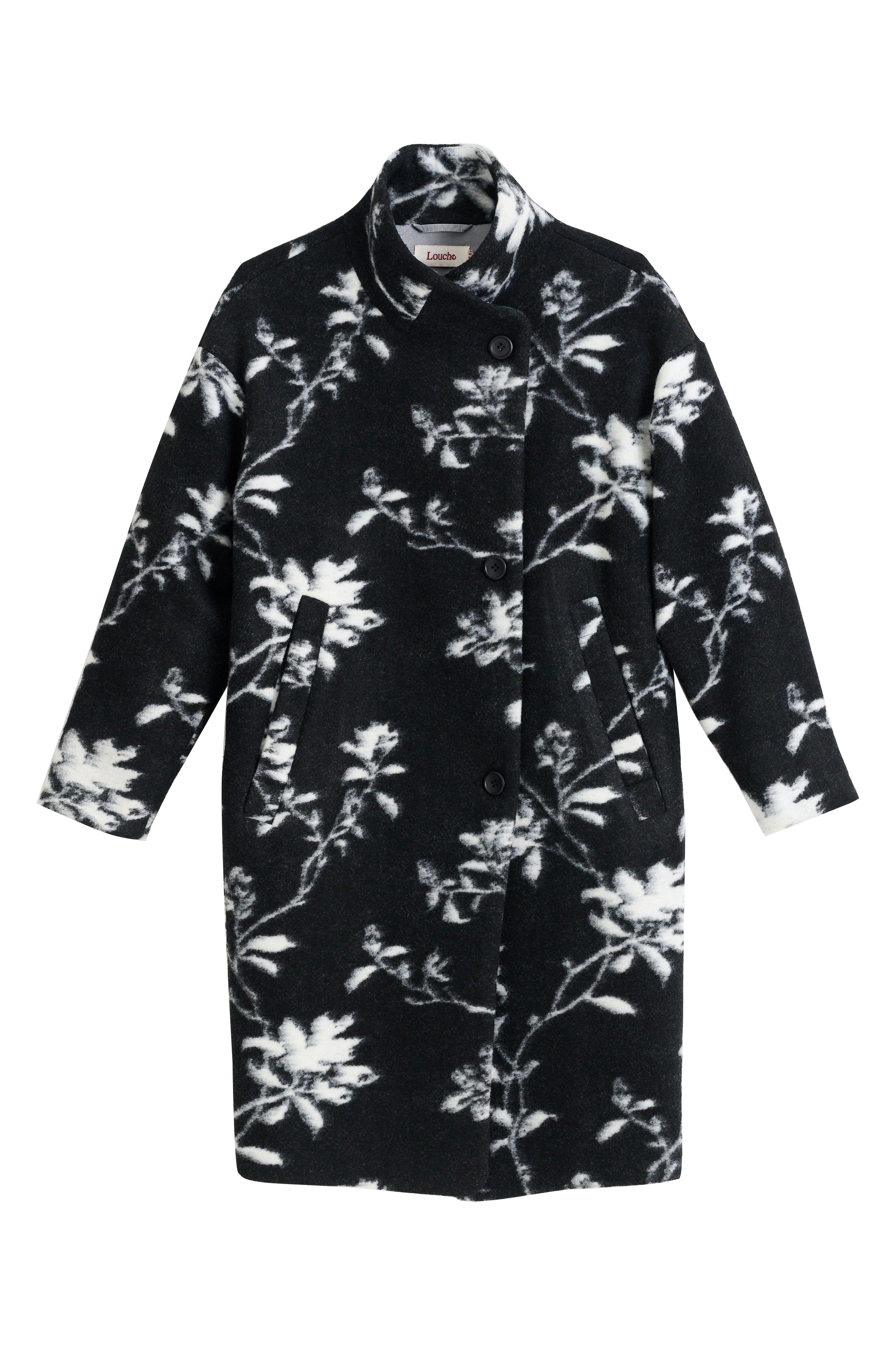 Donalda Power Bloom Funnel Neck Coat - Detail 5
