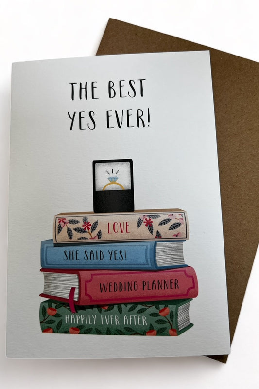 The Best Yes Ever Card Engagement Card