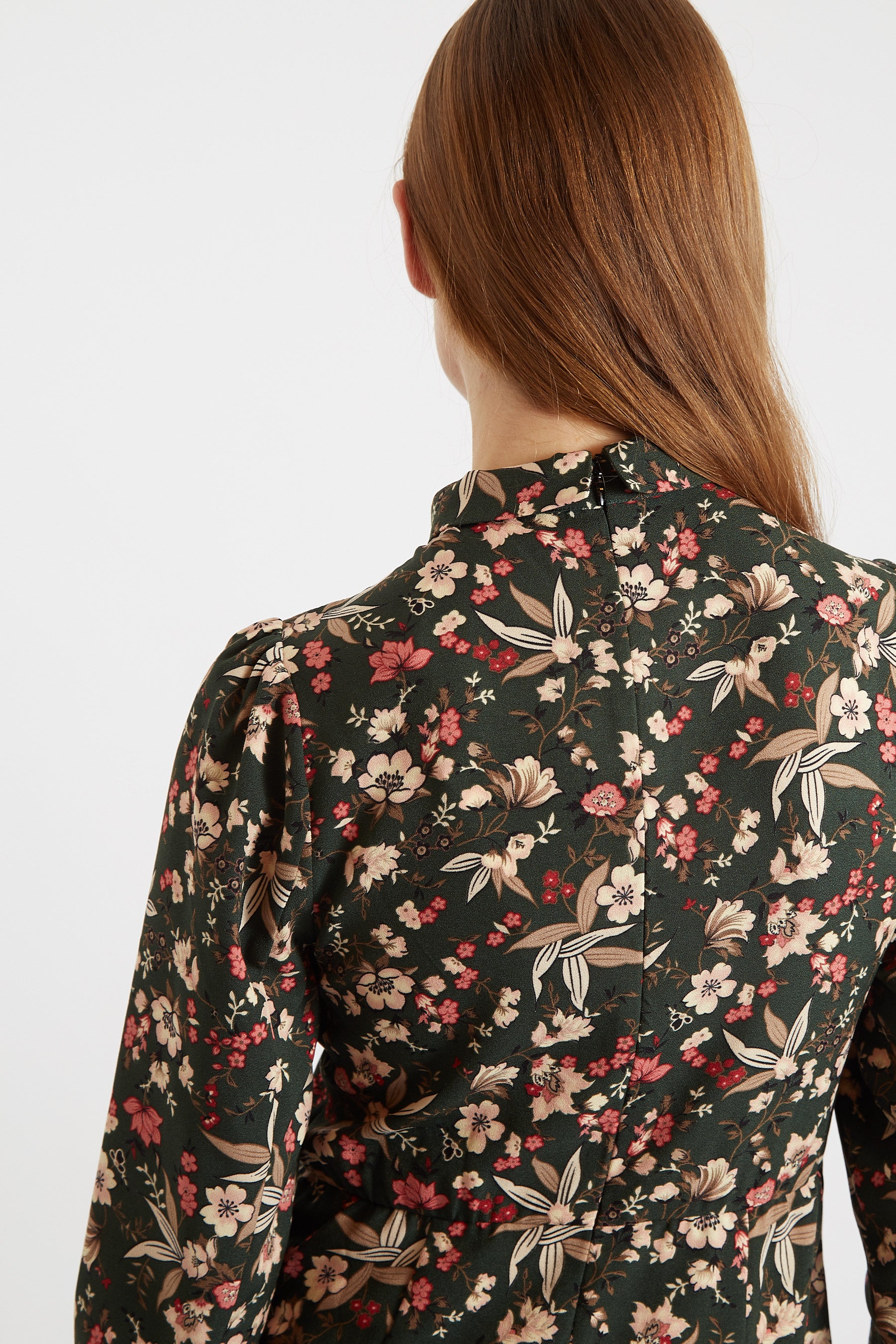 Ebba Tapestry Print Long Sleeve Mini Dress - Detail 3