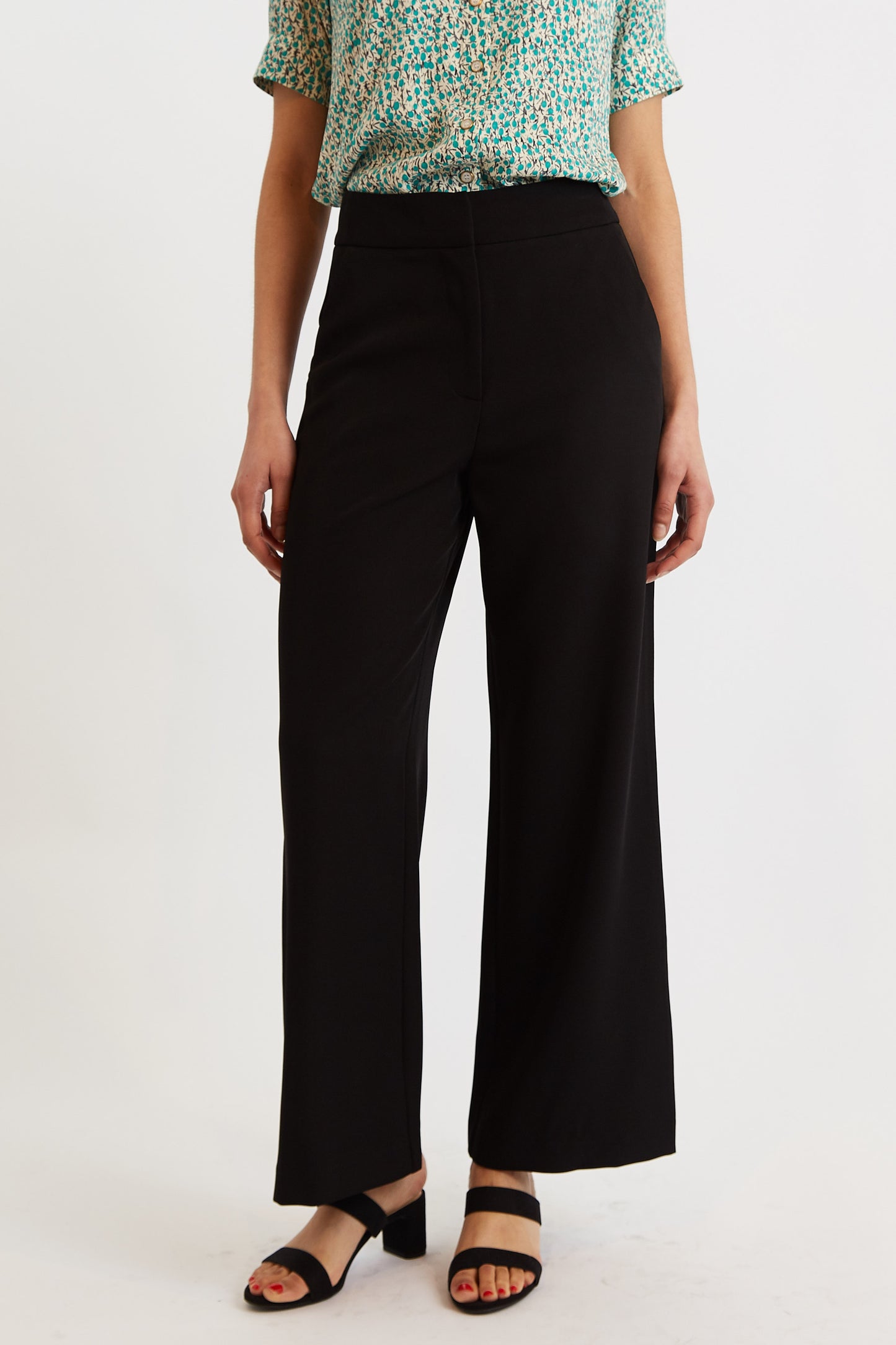 Elina Straight Leg Trouser Black