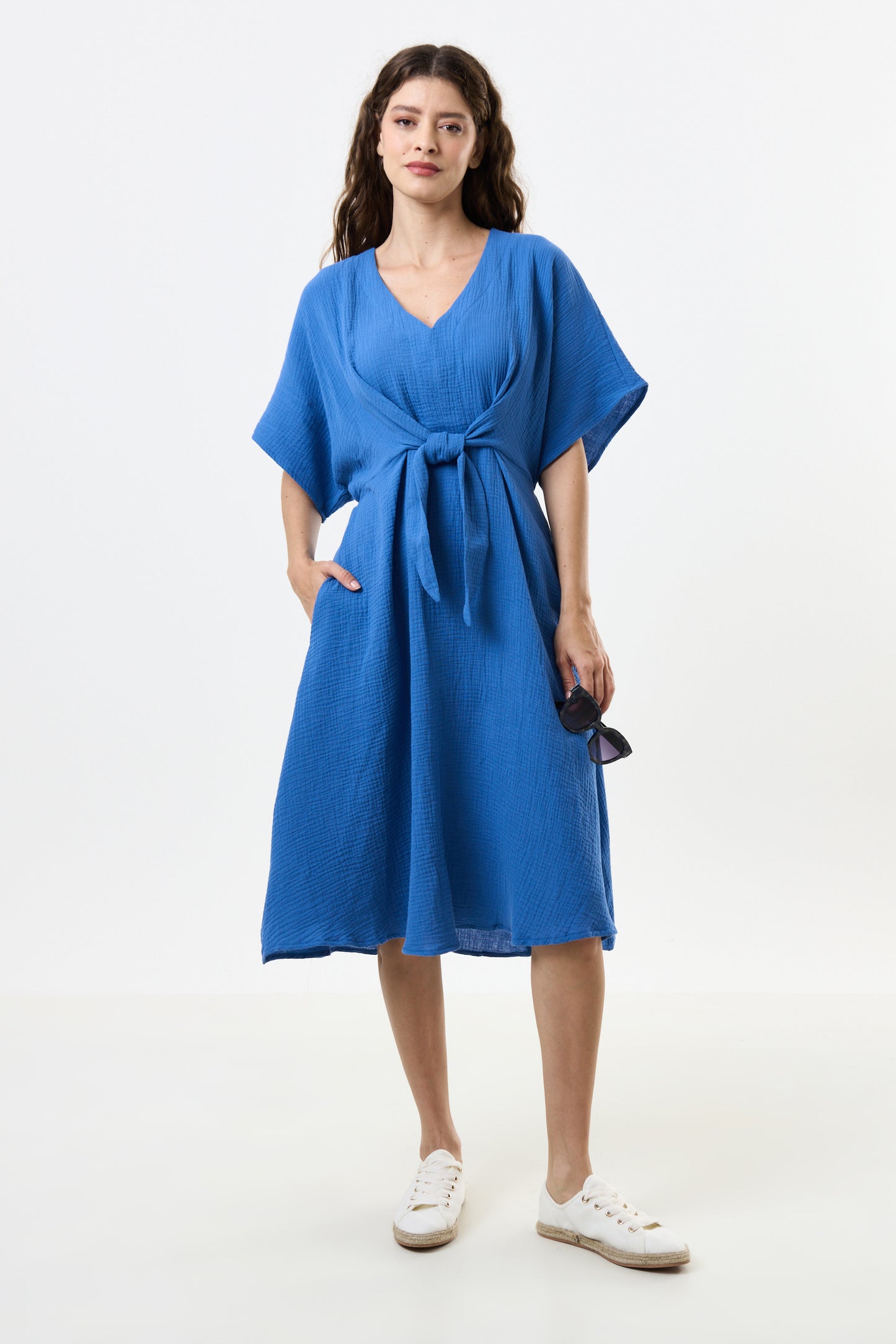 Double tie wrap dress outlet