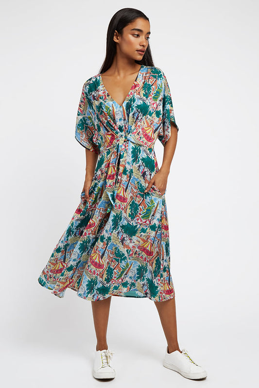 Elody Riviera Midi Dress