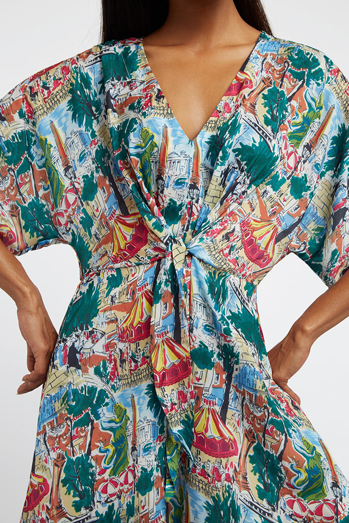 Elody Riviera Midi Dress