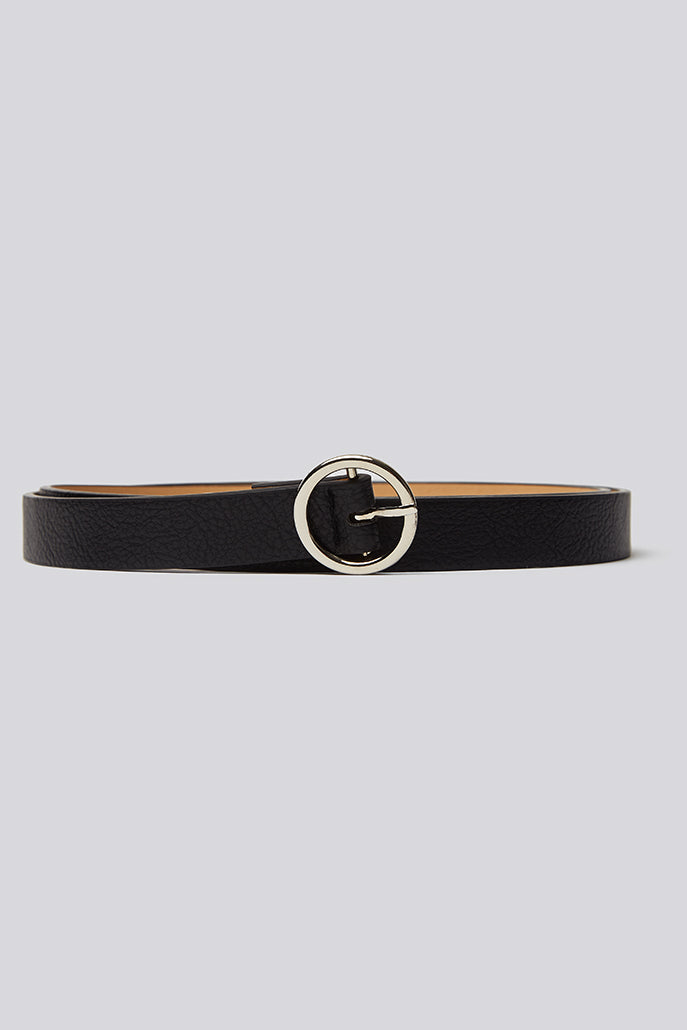 Esther Circle Silver Buckle Belt
