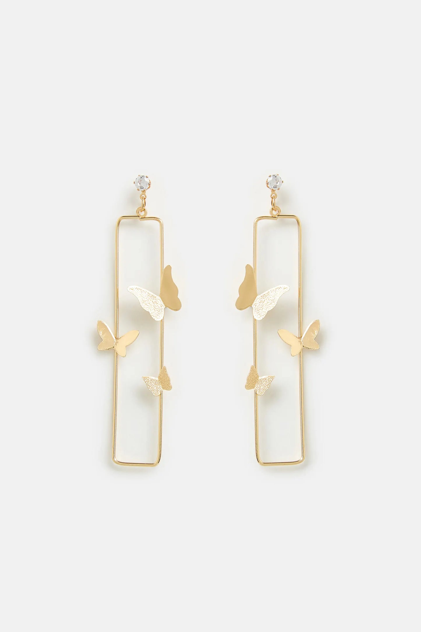 Louche Farafalle Butterfly Pendant Earrings