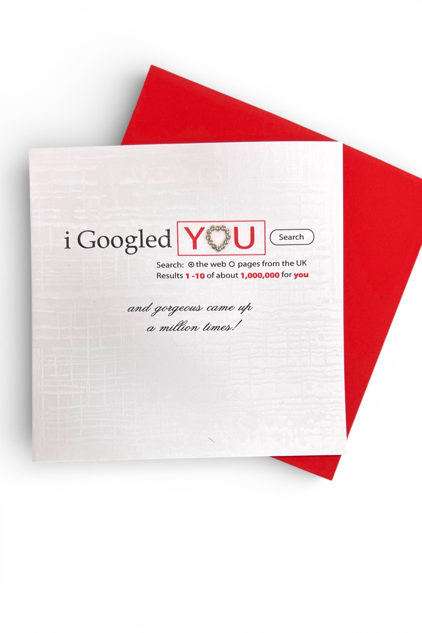 I Googled You Card