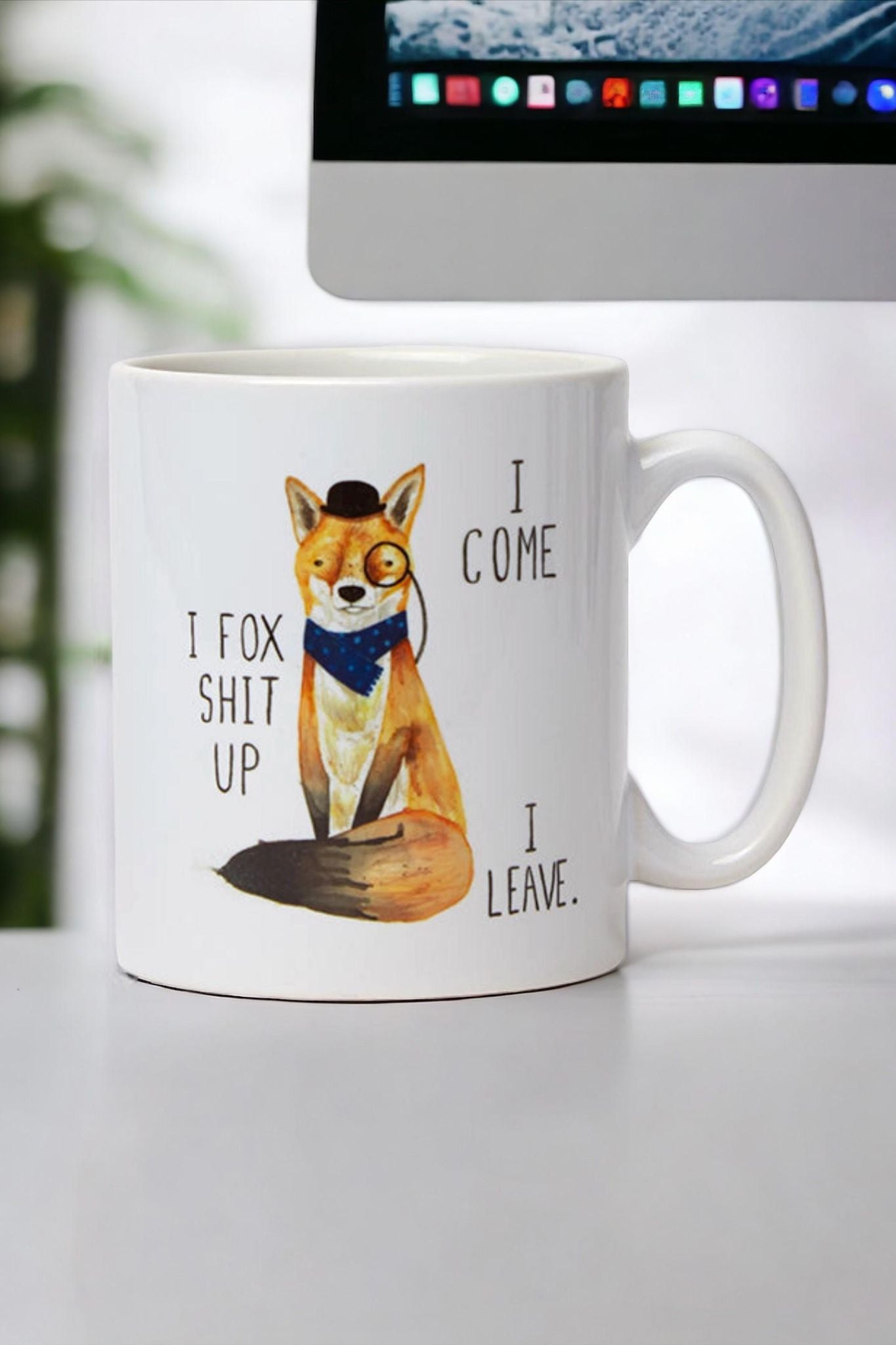 I Come, I Fox Up, I Leave Mug