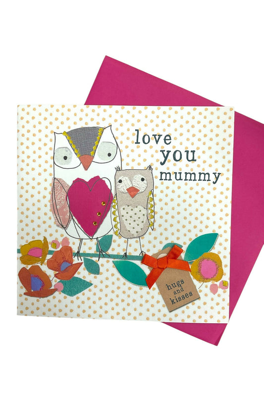 Love You Mummy Owls Card
