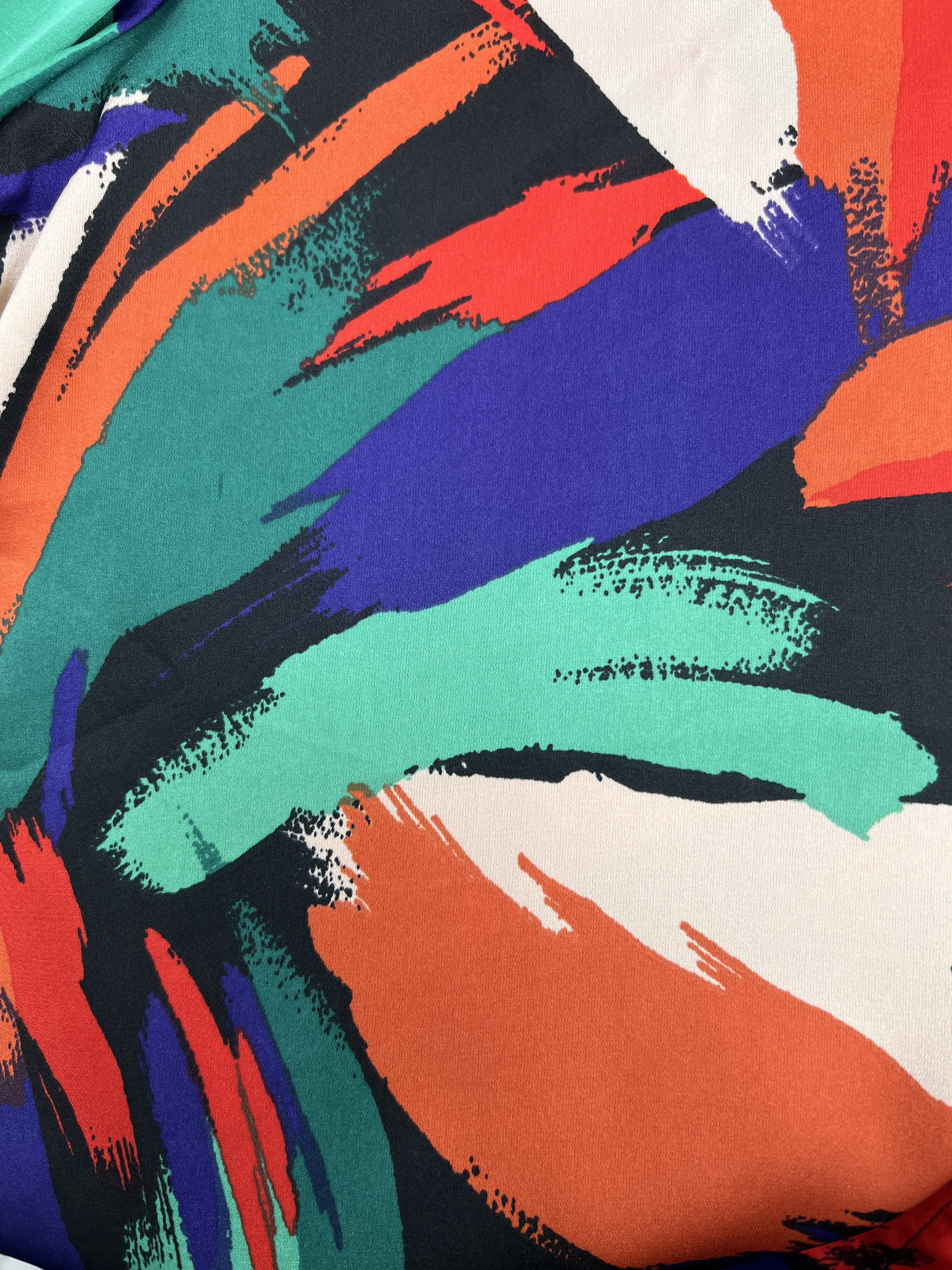Avion Hofmann Print Long Sleeve Midi Dress - Detail 4
