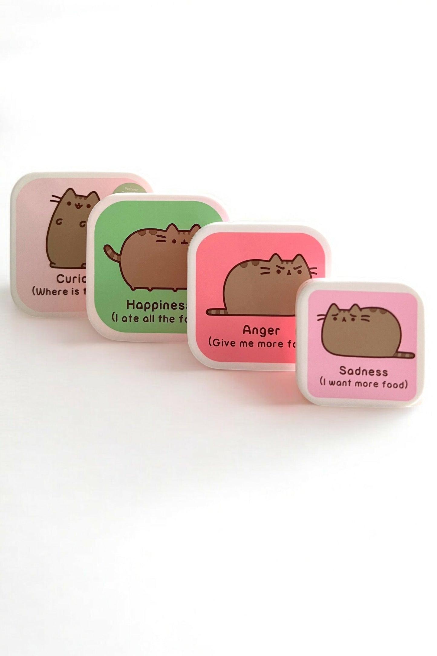 Pusheen Cat Set of 4 Snack Pots