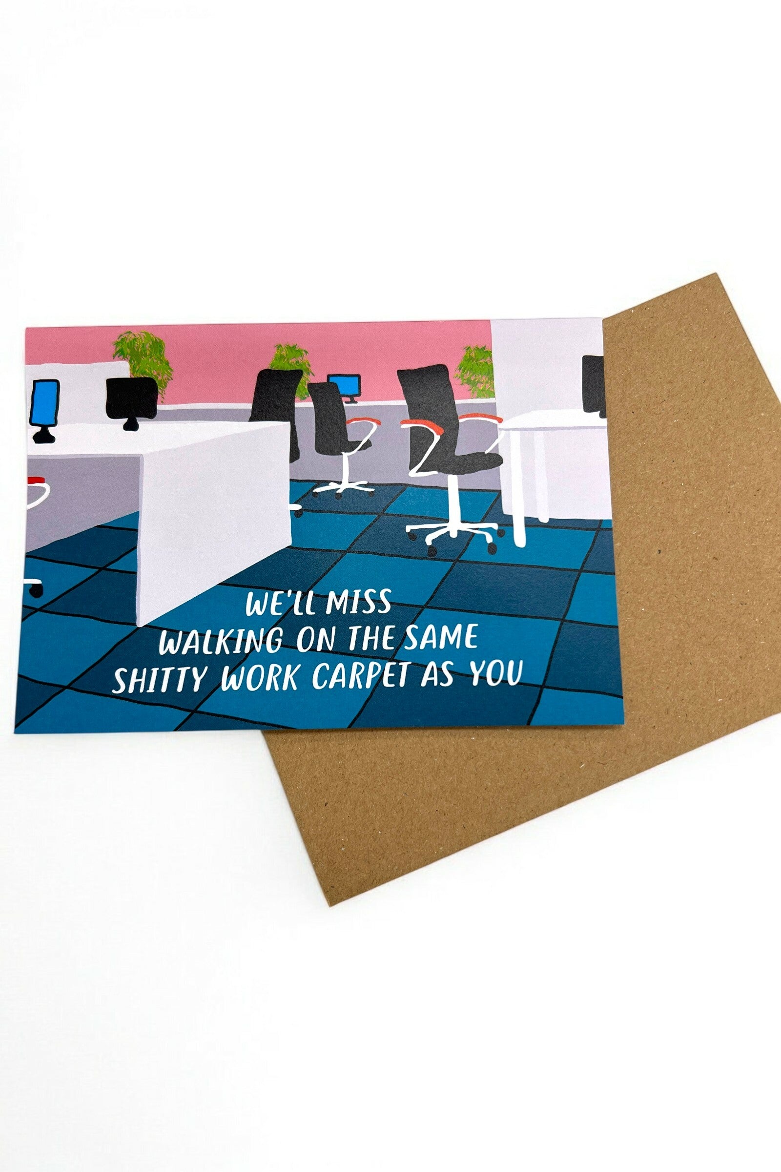 We'll Miss Walking On The Same.. Leaving Card