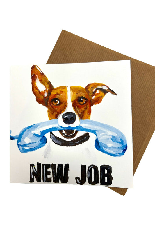 Dog New Job Card