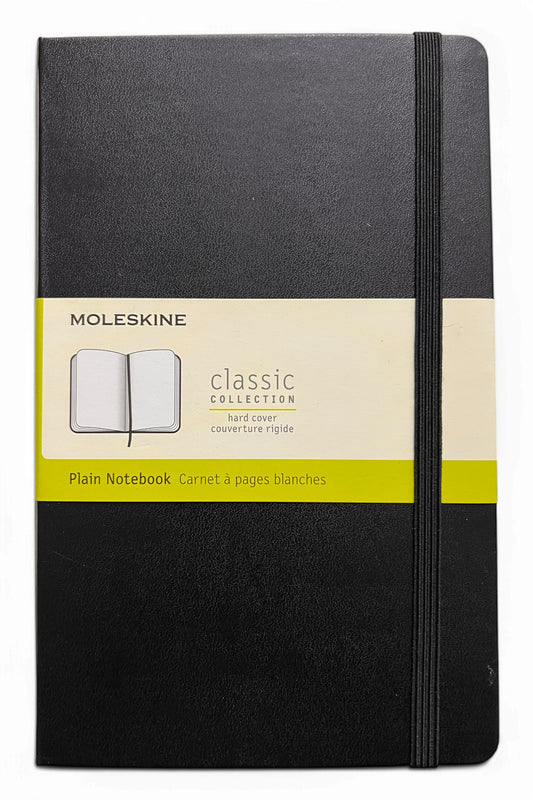 Moleskine Large Plain Notebook - Black