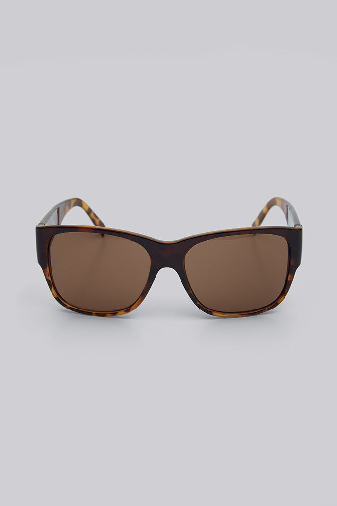 Yasfa Brown Large Frame Sunglasses
