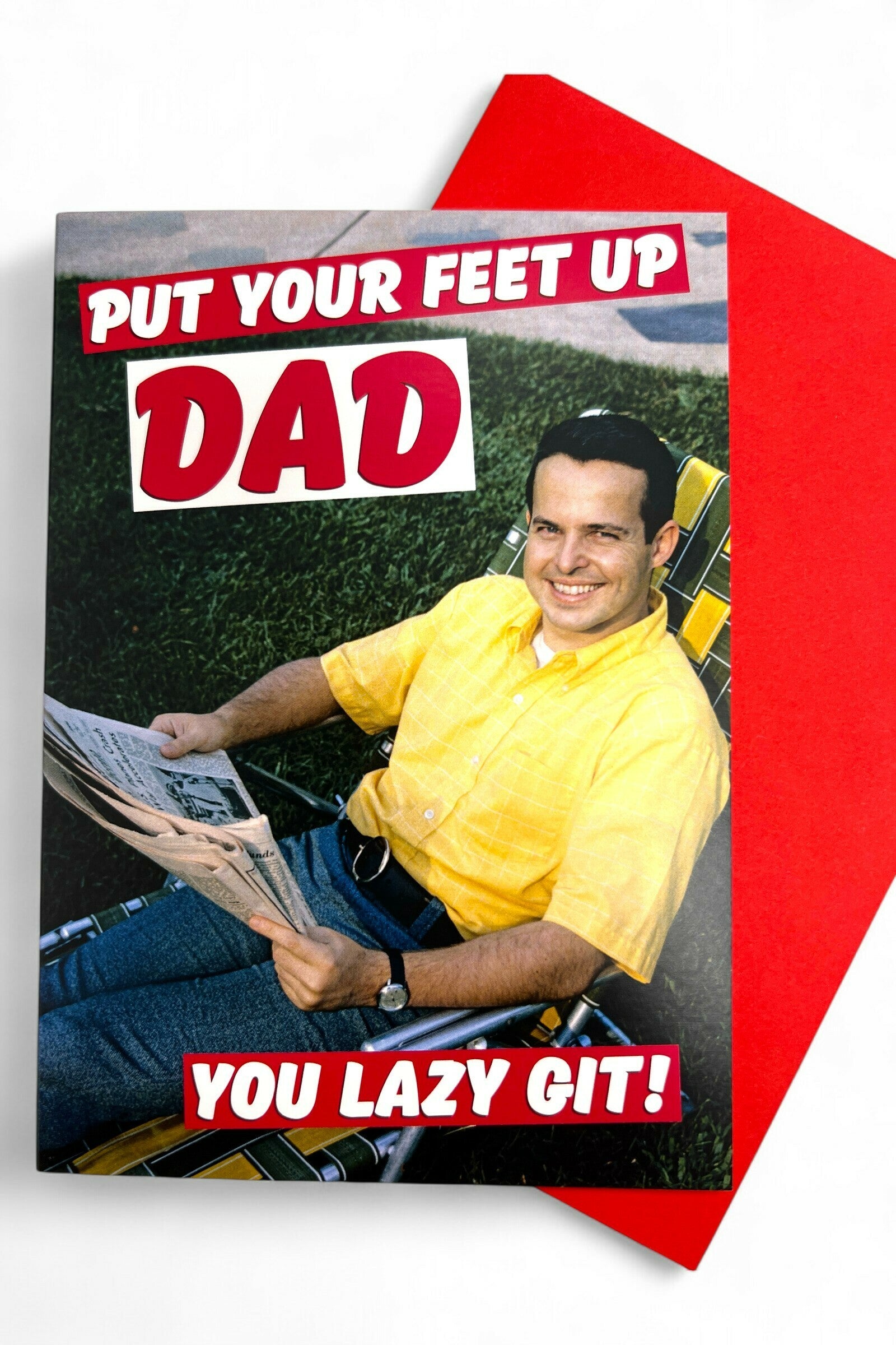 Put Your Feet Up Dad Card
