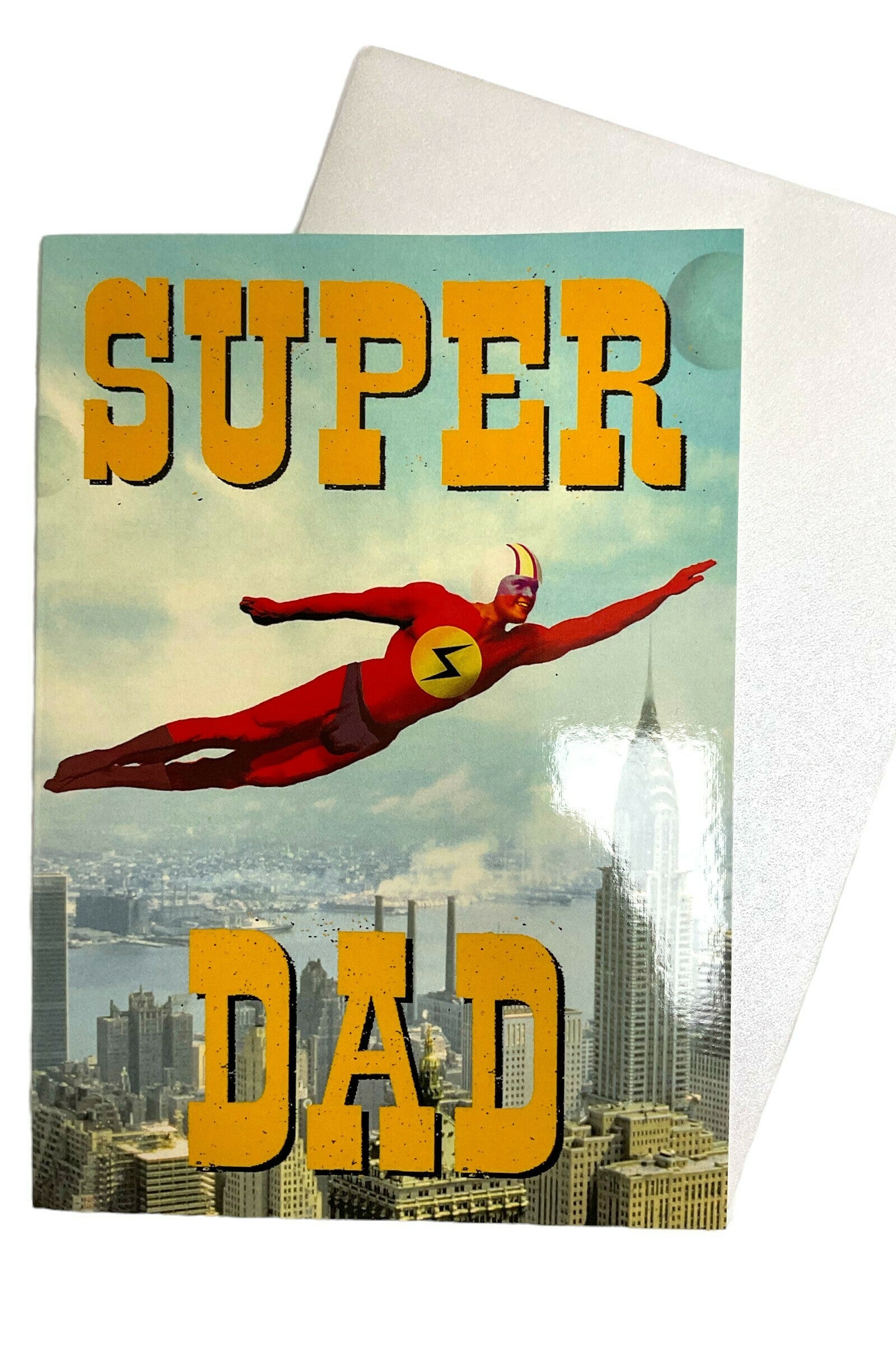 Super Dad The Flash Card