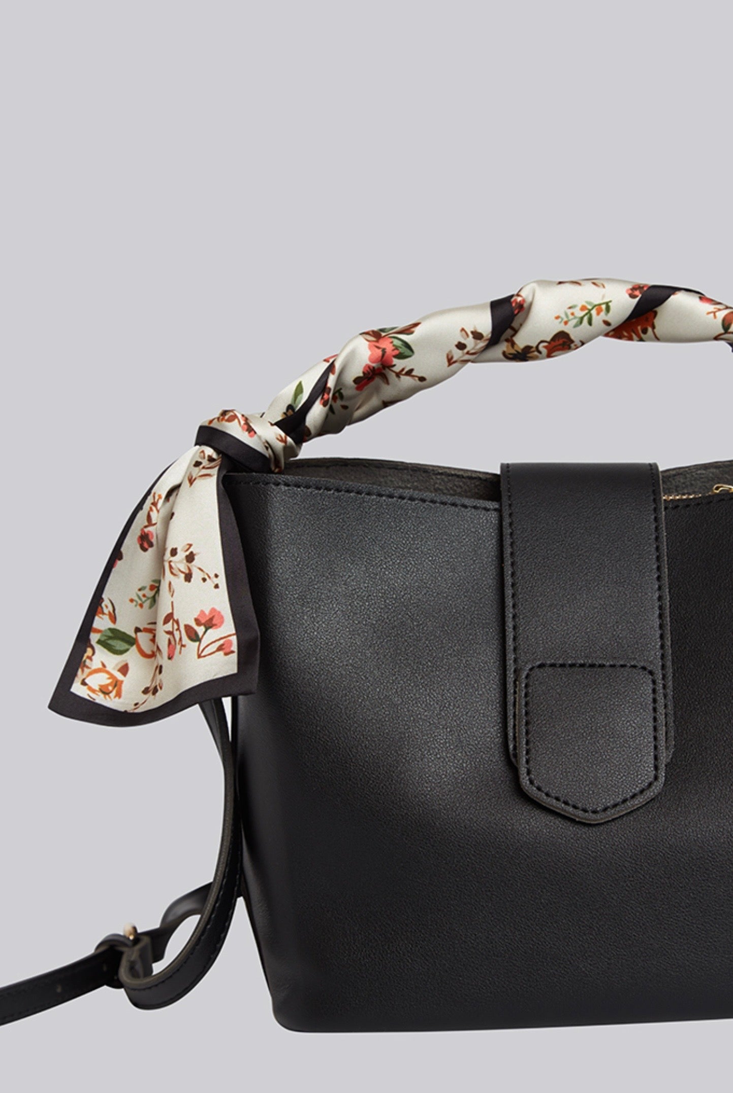 Virginia Floral Narrow Scarf - View 6