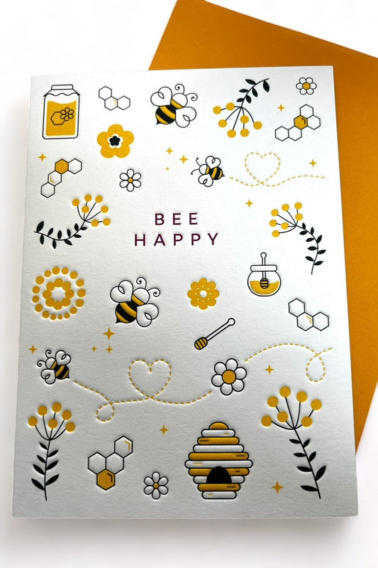 Bee Happy Card