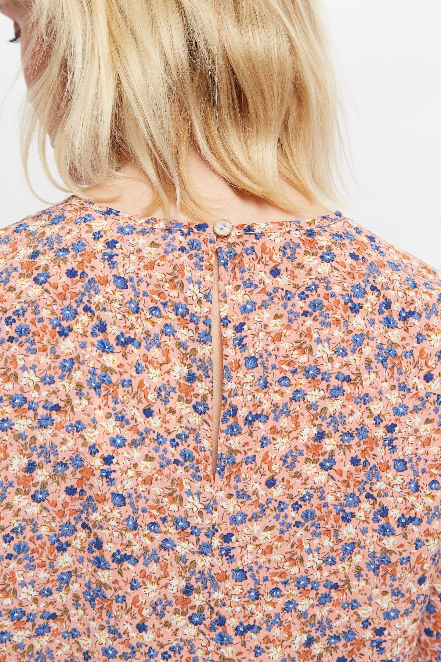 Louche Isla Dainty Daisy Print Long Sleeve Blouse