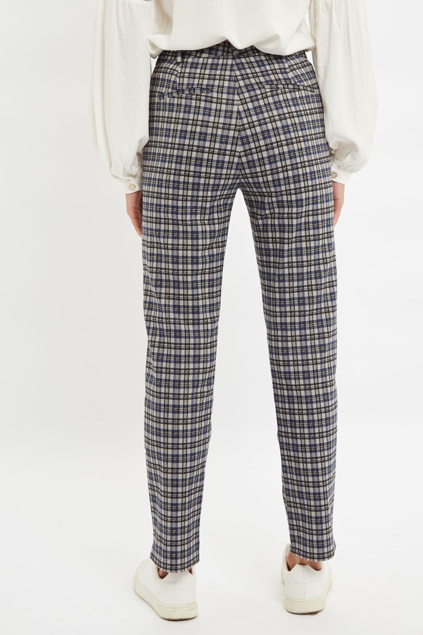 Louche Joele Golf Check Slim Ankle Length Trouser