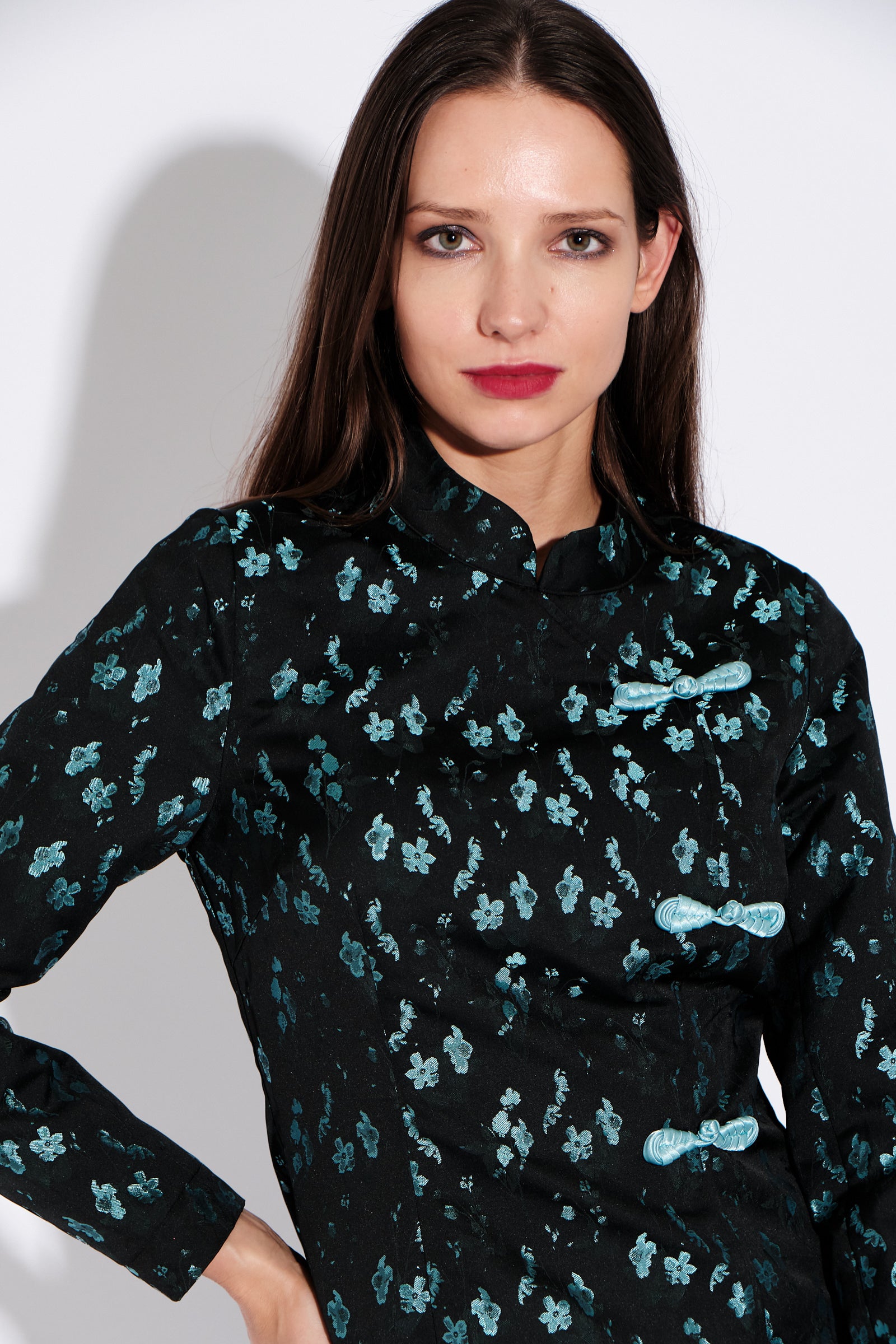 Jun Shanghai Brocade Mini Dress - Detail 1