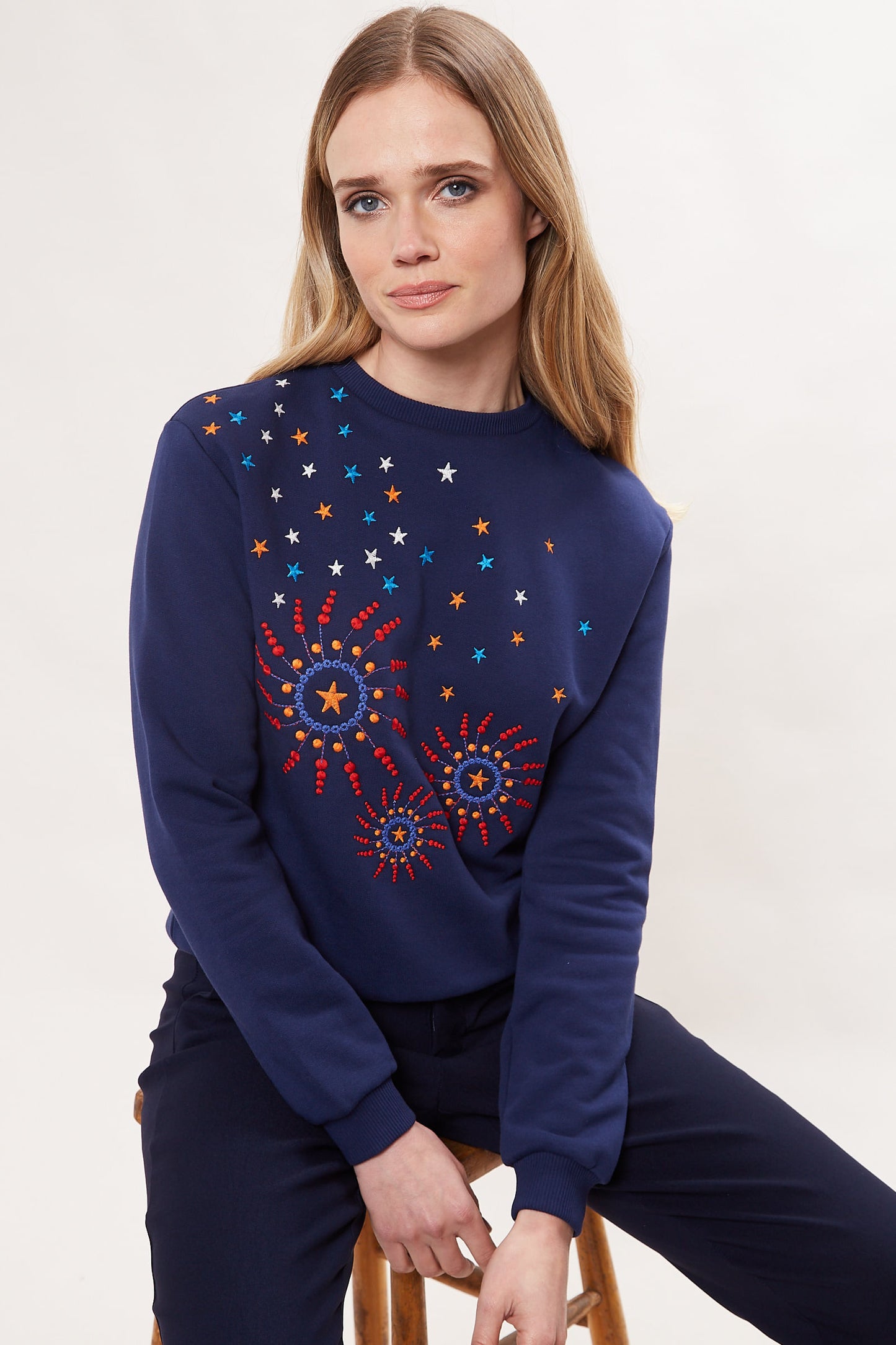 Jan Firework Embroidered Sweatshirt