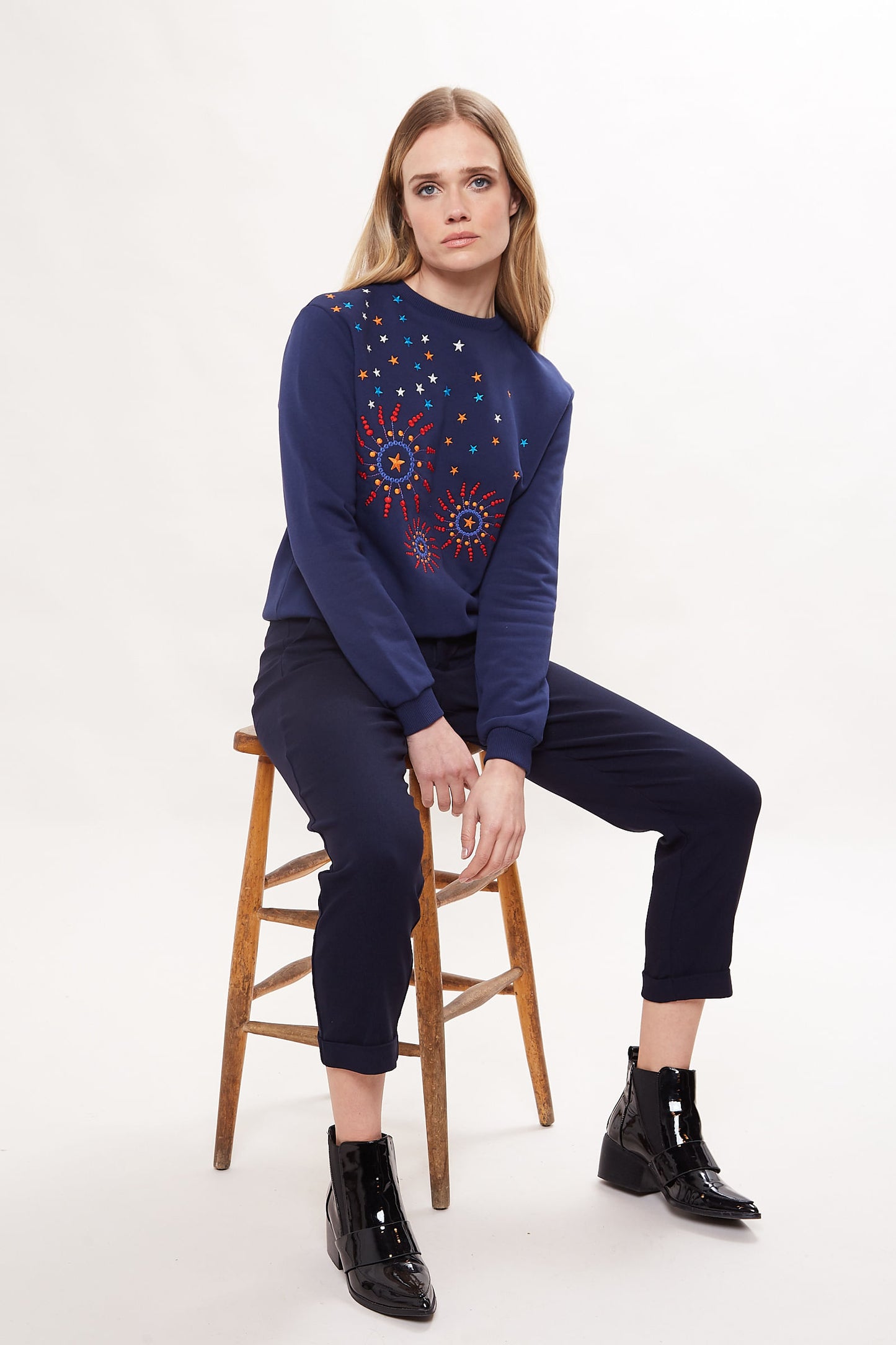 Jan Firework Embroidered Sweatshirt