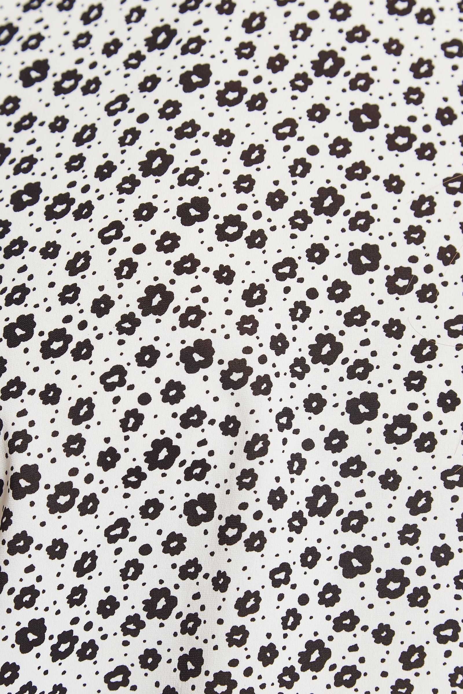 Lima Flower Spot Print Long Sleeve Blouse