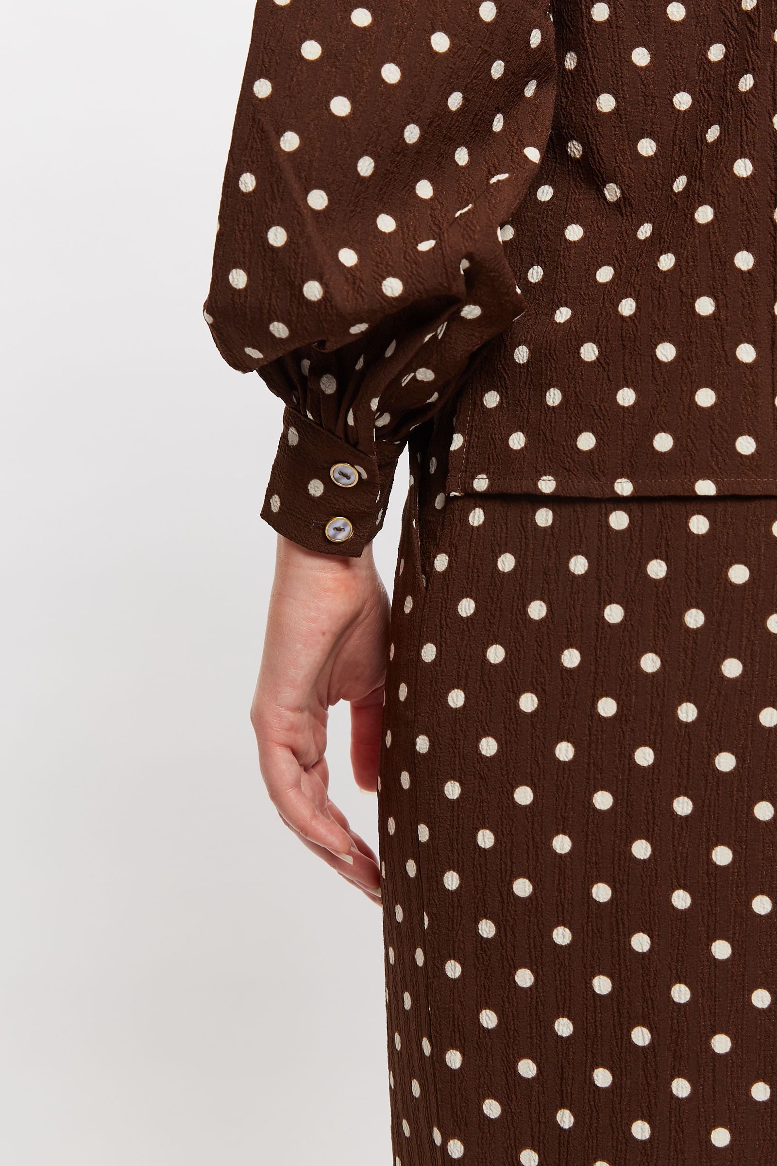 Louche Lima Pretty Woman Print Long Sleeve Blouse - Detail 2