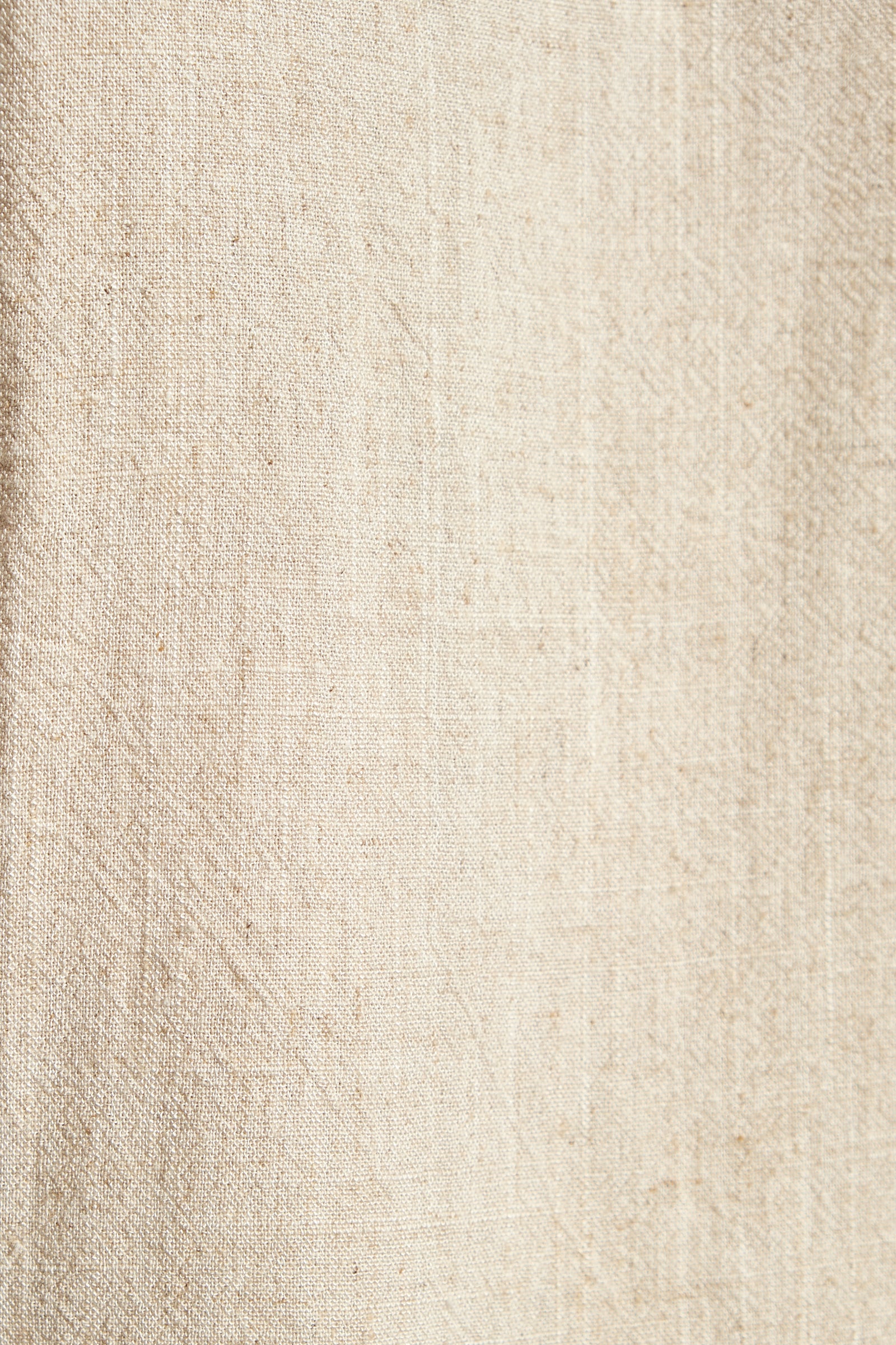 Lloyd Linen Mix Side Button Midi Skirt - Natural