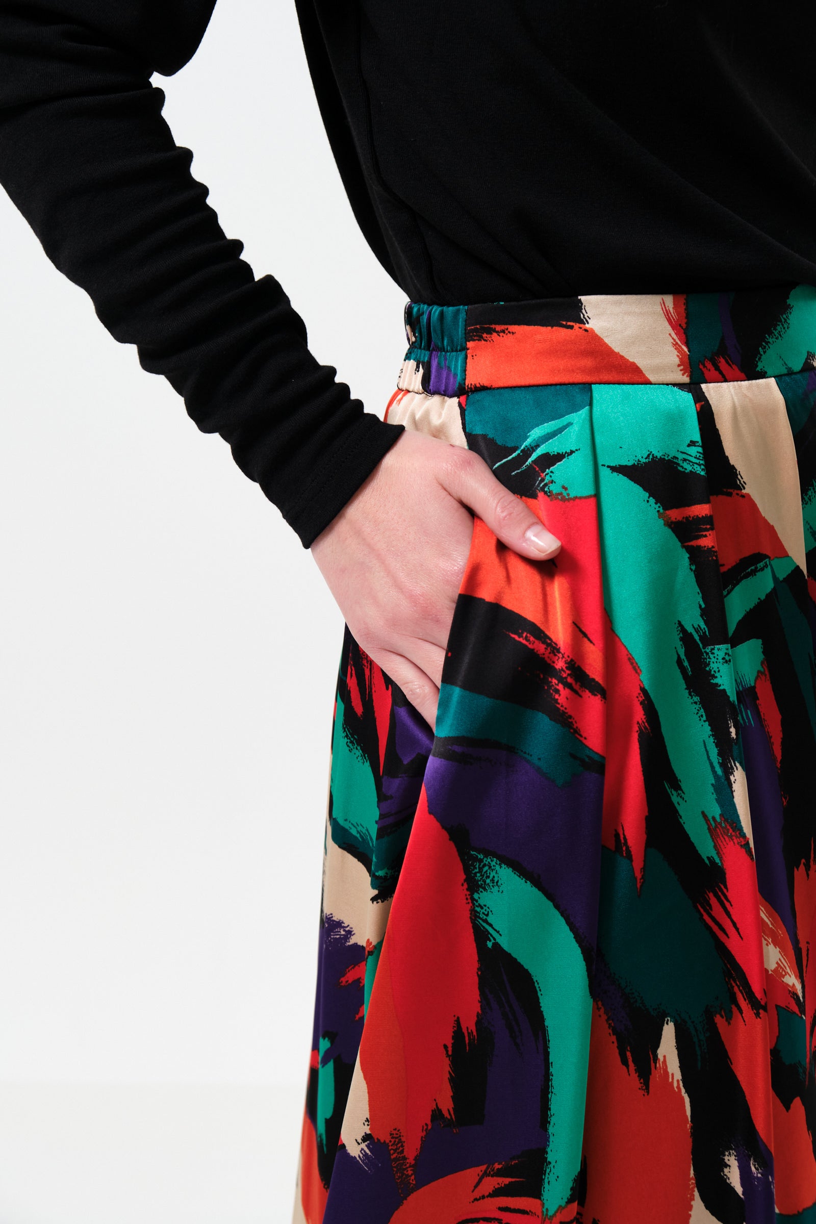 Lizea Hofmann Print Midi Skirt - Detail 1
