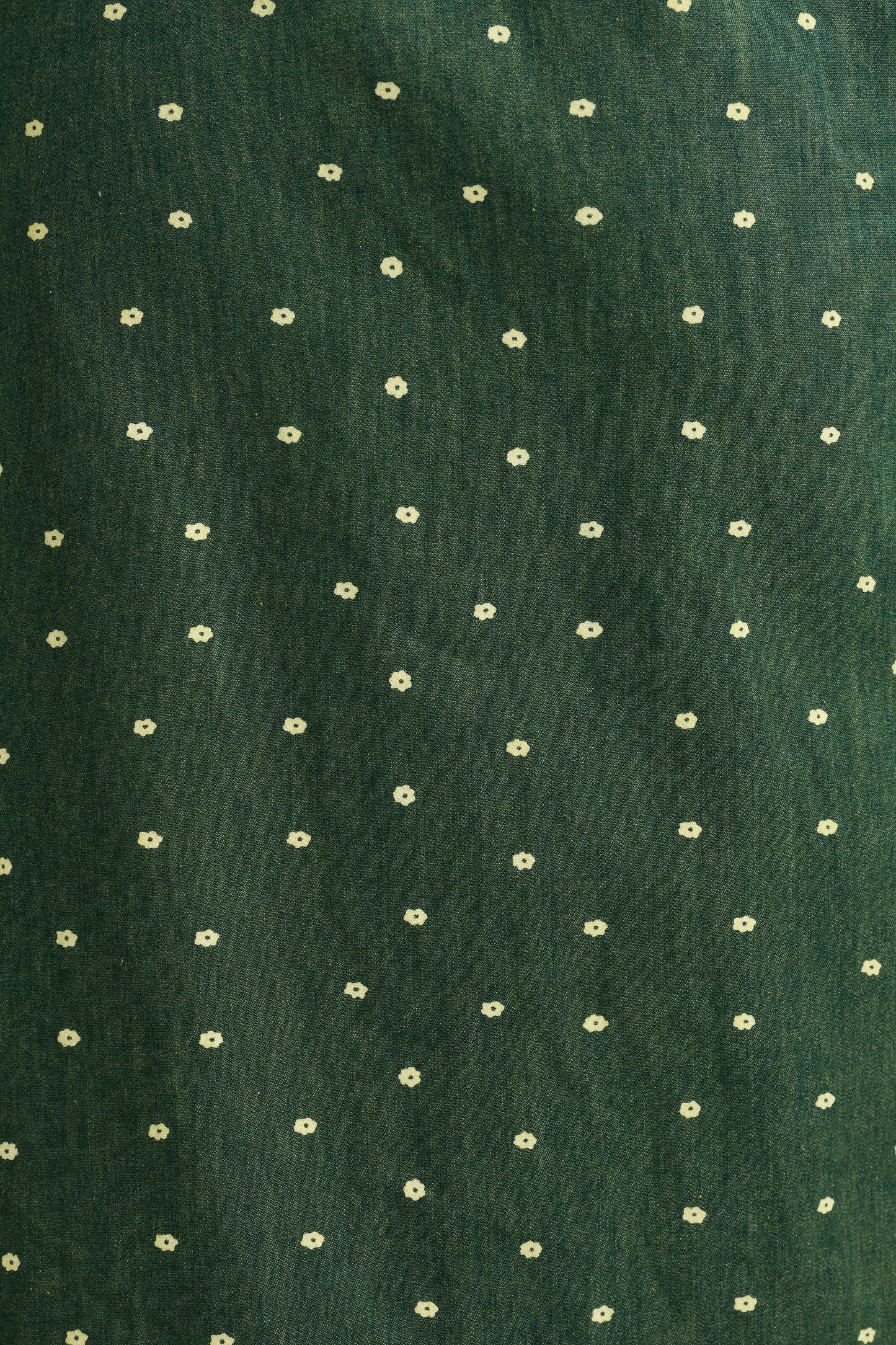 Pasadena Flower Dot Midaxi Skirt- Fern Green