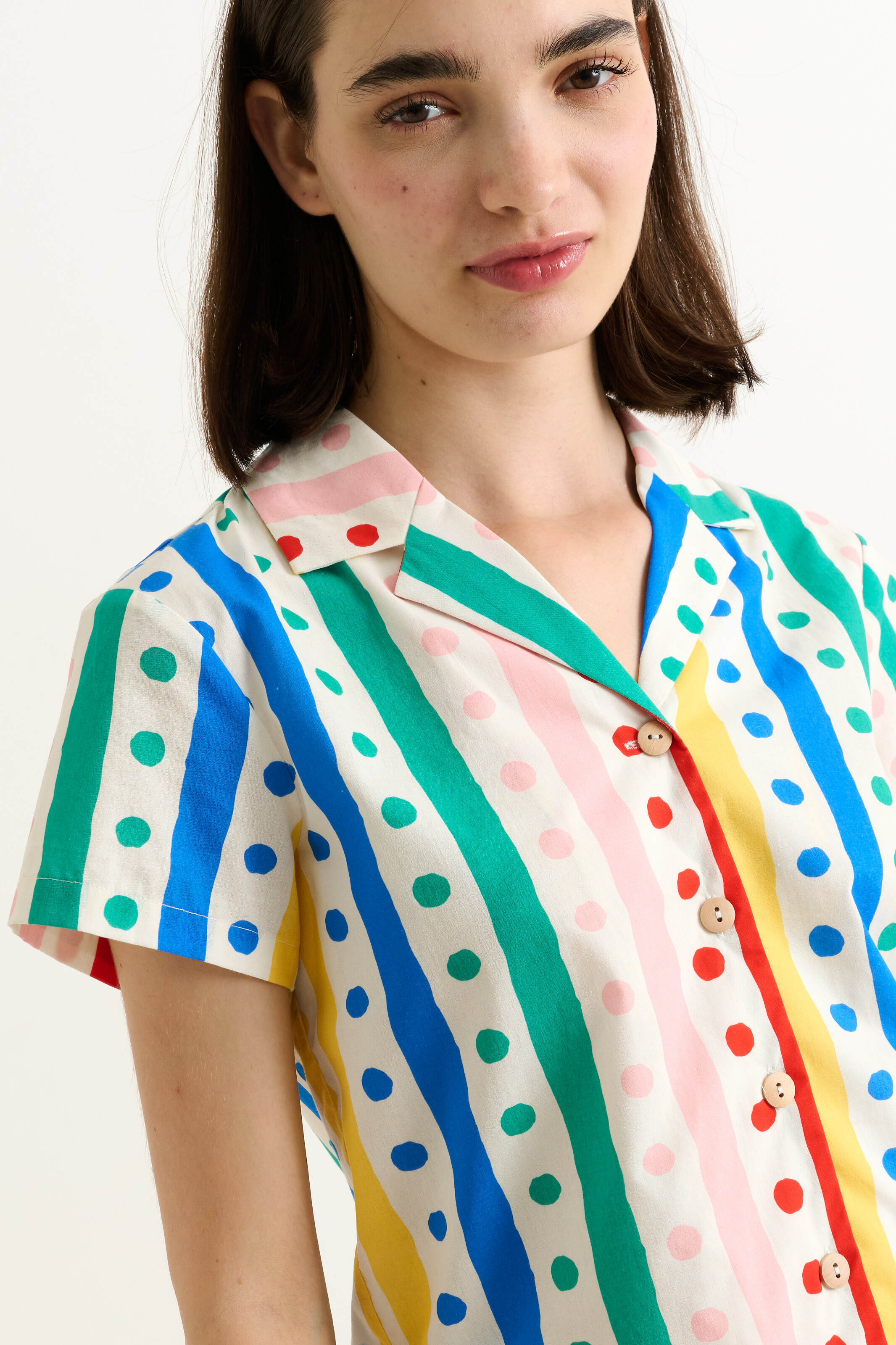 Marika Spots And Stripes Resort Shirt