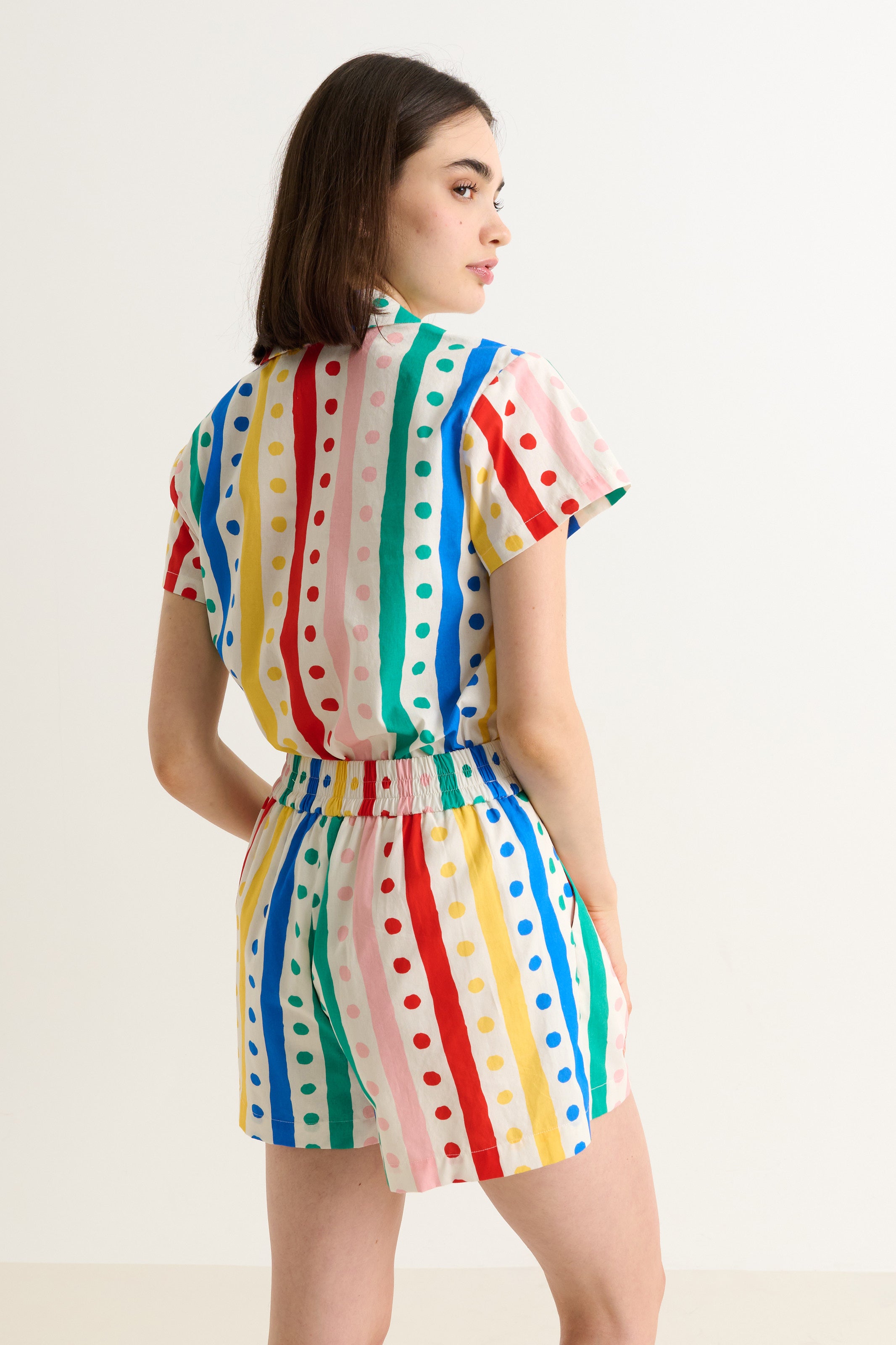 Marika Spots And Stripes Resort Shirt