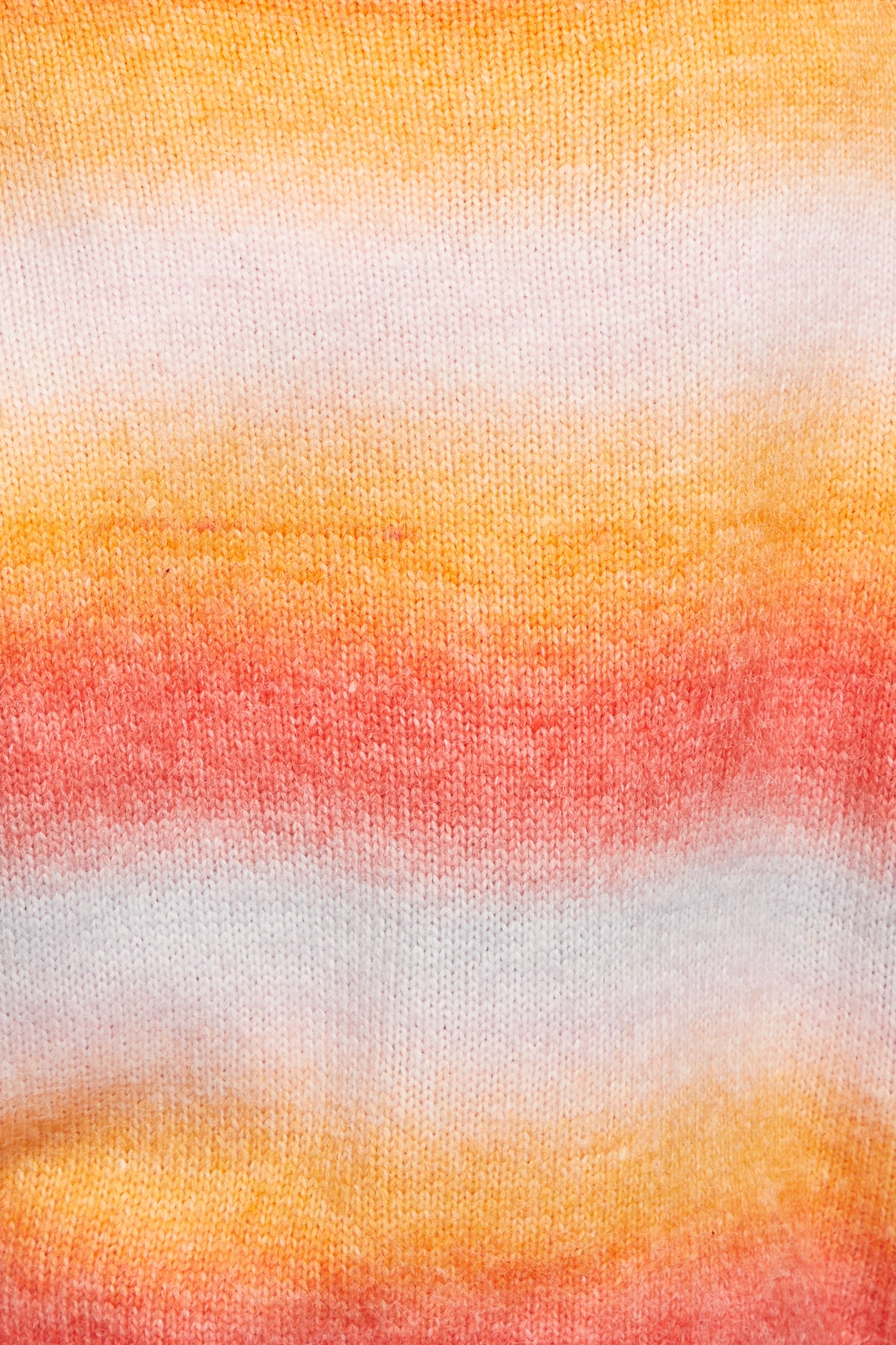 Thao V Neck Space Dyed Cardigan in Orange